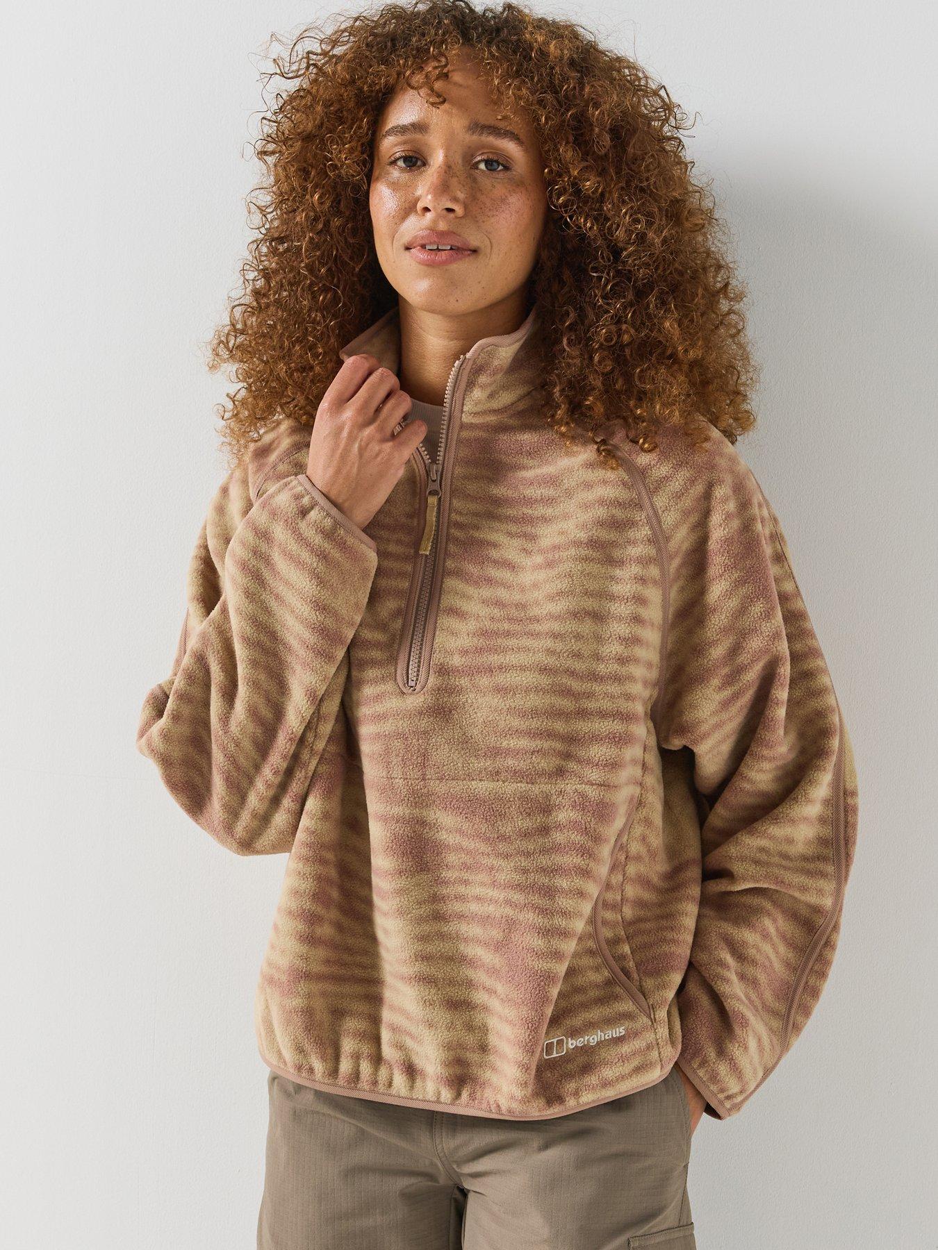 Image 1 of 5 of Berghaus Womens Bamburgh 1/2 Zip Fleece - Brown