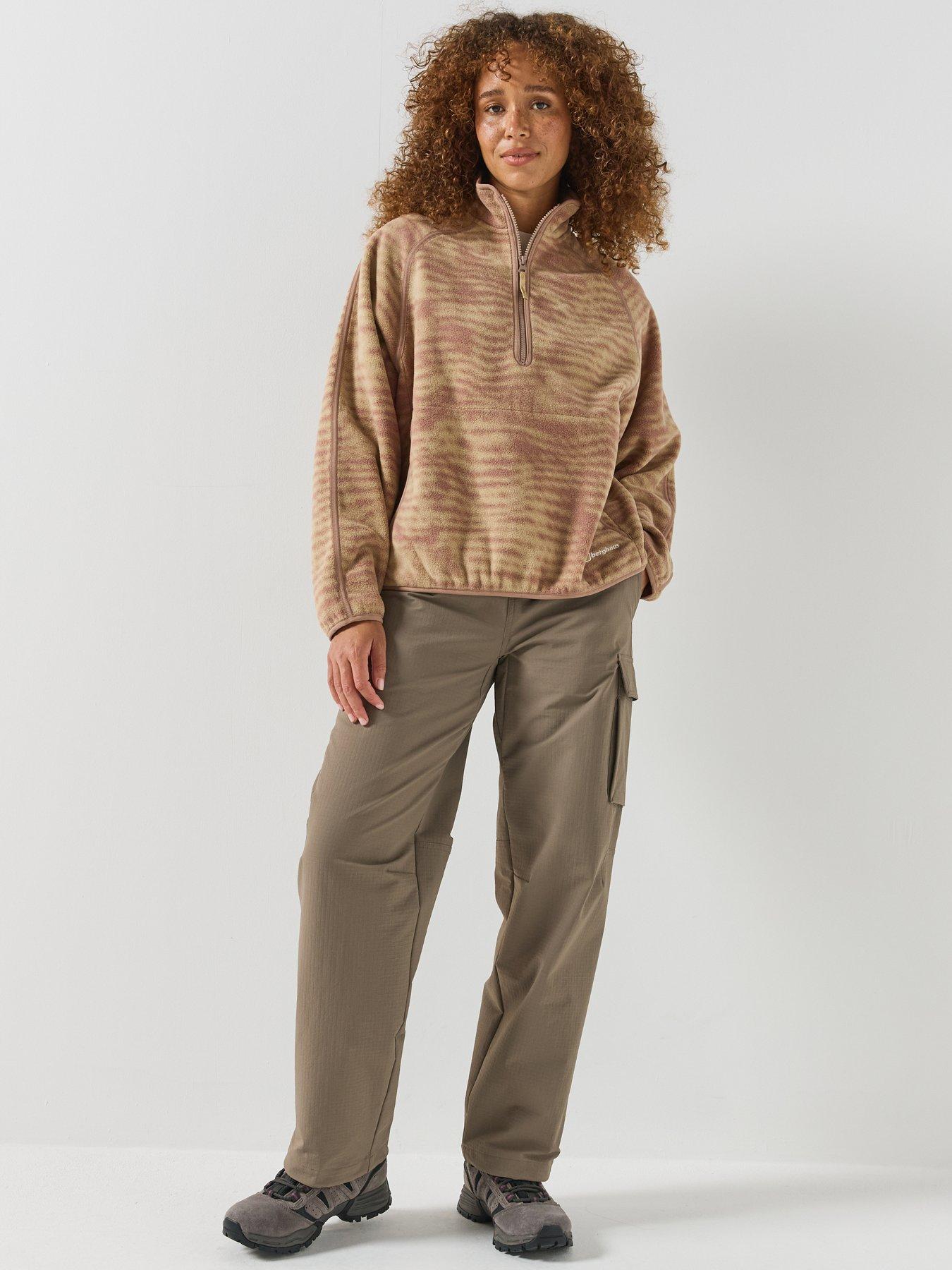 Image 3 of 5 of Berghaus Womens Bamburgh 1/2 Zip Fleece - Brown