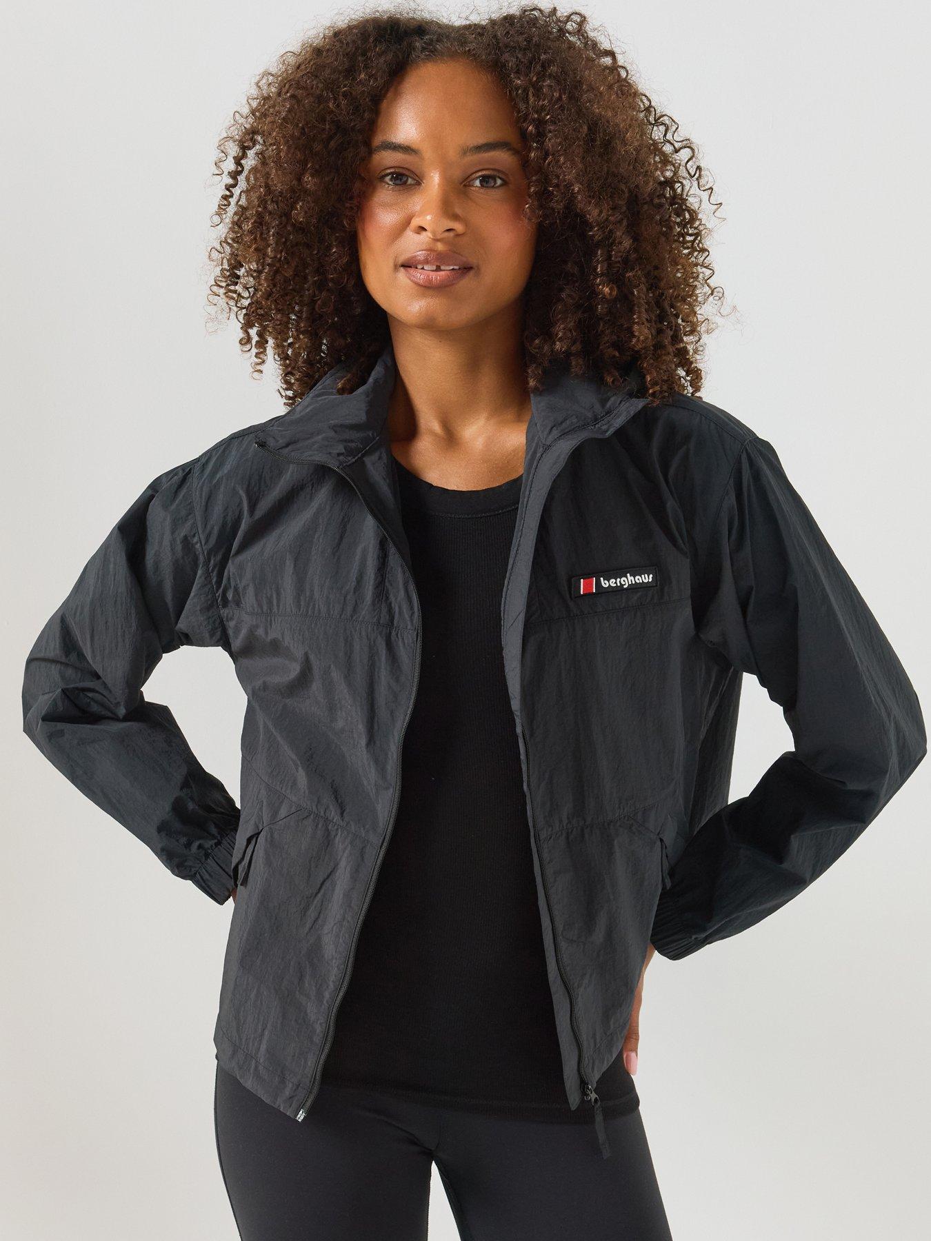Berghaus Womens Trango Mountain Windbreaker Jacket, Black, Size 12, Women