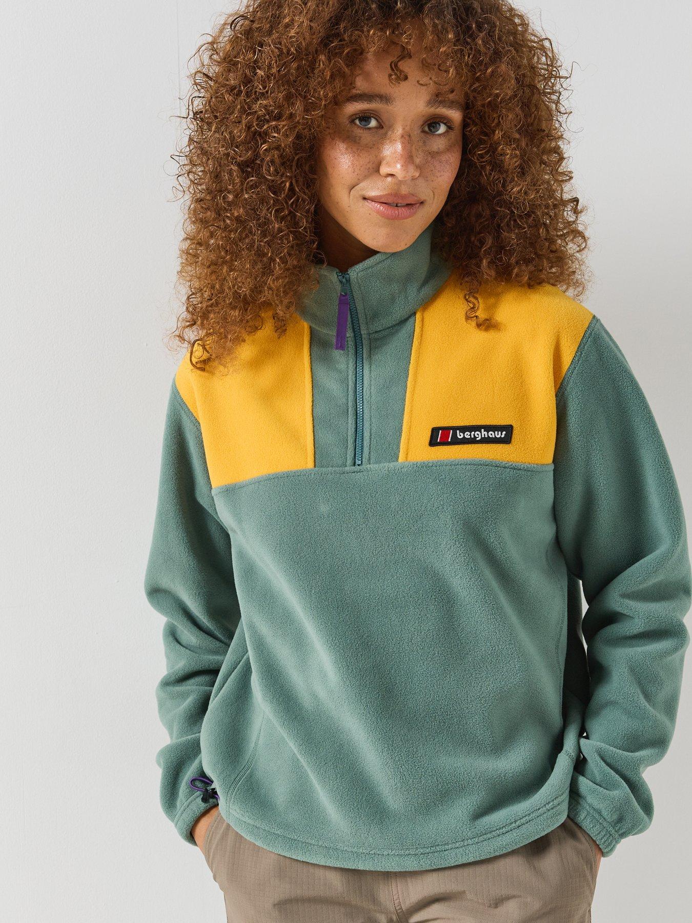 Image 1 of 6 of Berghaus Womens Trango Mountain Half Zip Fleece - Green