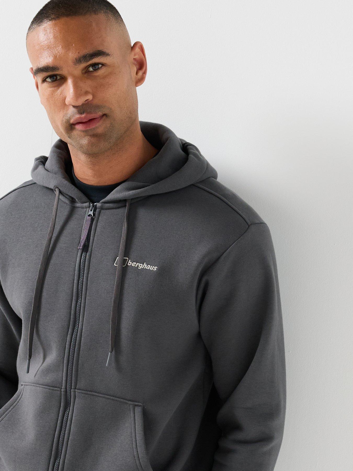 Image 4 of 6 of Berghaus Mens Full Zip Drawcord Hood Berghaus Hoodie - Black