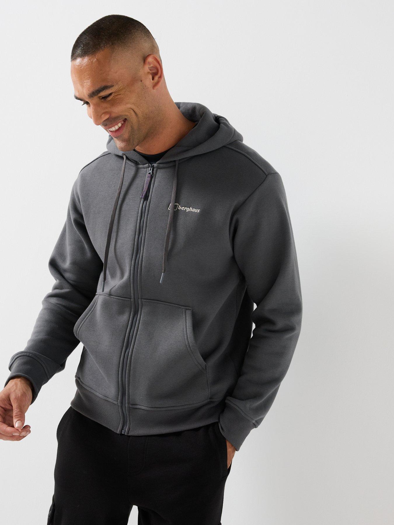 Image 5 of 6 of Berghaus Mens Full Zip Drawcord Hood Berghaus Hoodie - Black