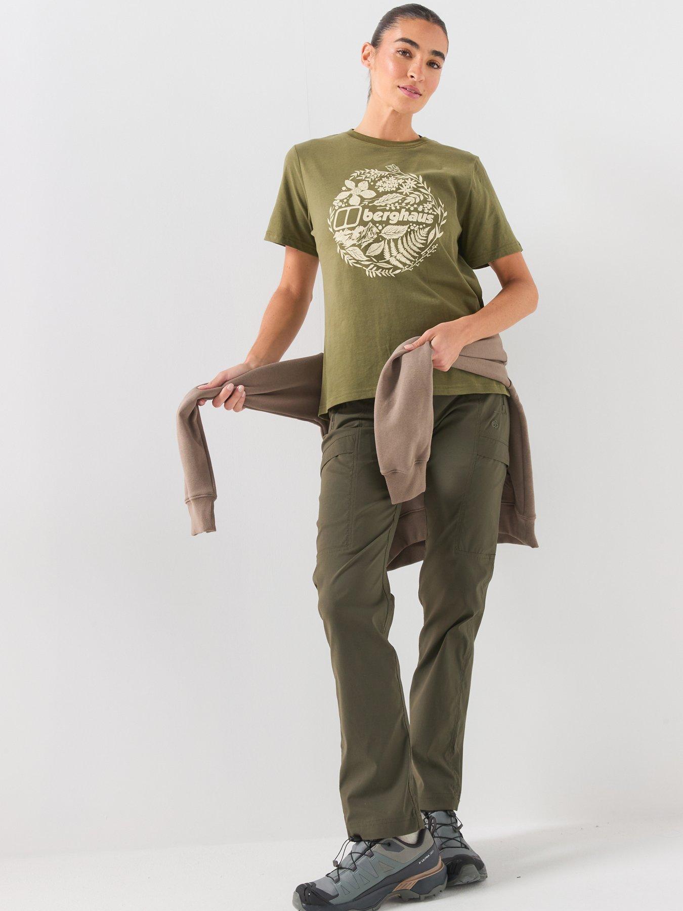 Image 3 of 6 of Berghaus Womens Foliage Essential T-Shirt - Green