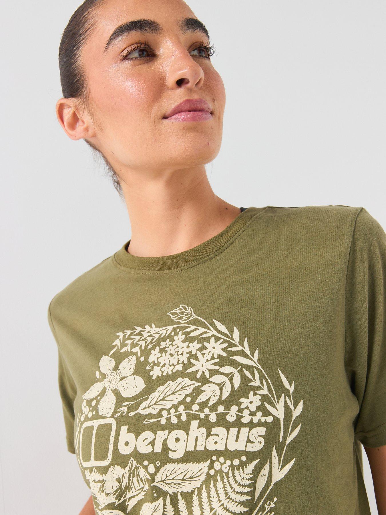 Image 5 of 6 of Berghaus Womens Foliage Essential T-Shirt - Green