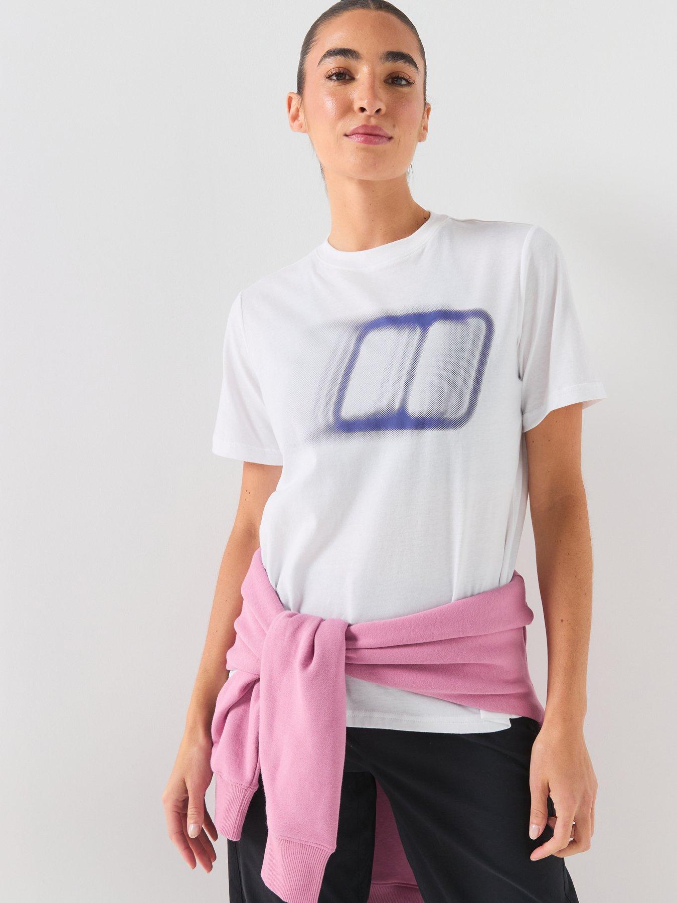 Image 1 of 6 of Berghaus Womens Blockmorph Essential T-Shirt - White