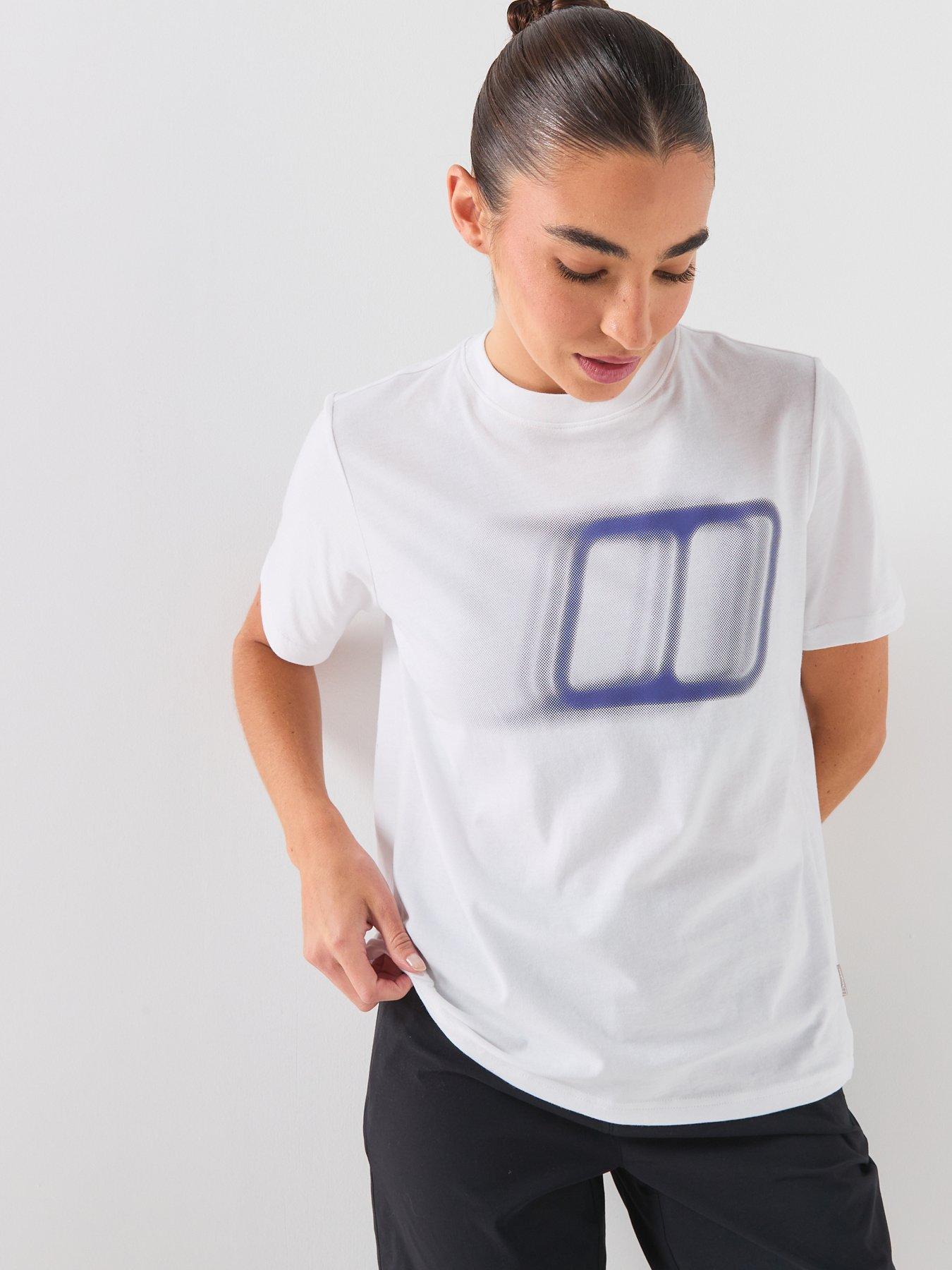 Image 4 of 6 of Berghaus Womens Blockmorph Essential T-Shirt - White