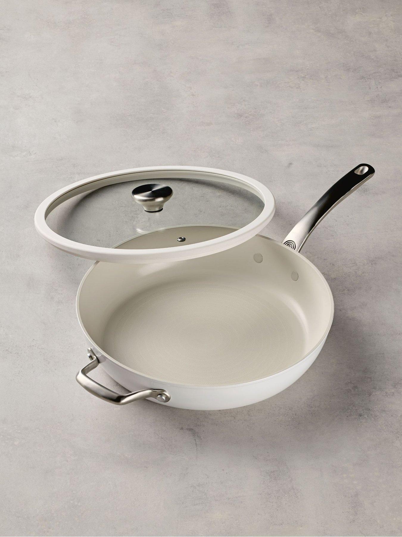 Circulon Halo With Laserdefense 30cm Induction Hob Ceramic Non Stick Frying Pan With Lid - Made Without Pfas, Non Toxic, Dishwasher  &  Oven Safe