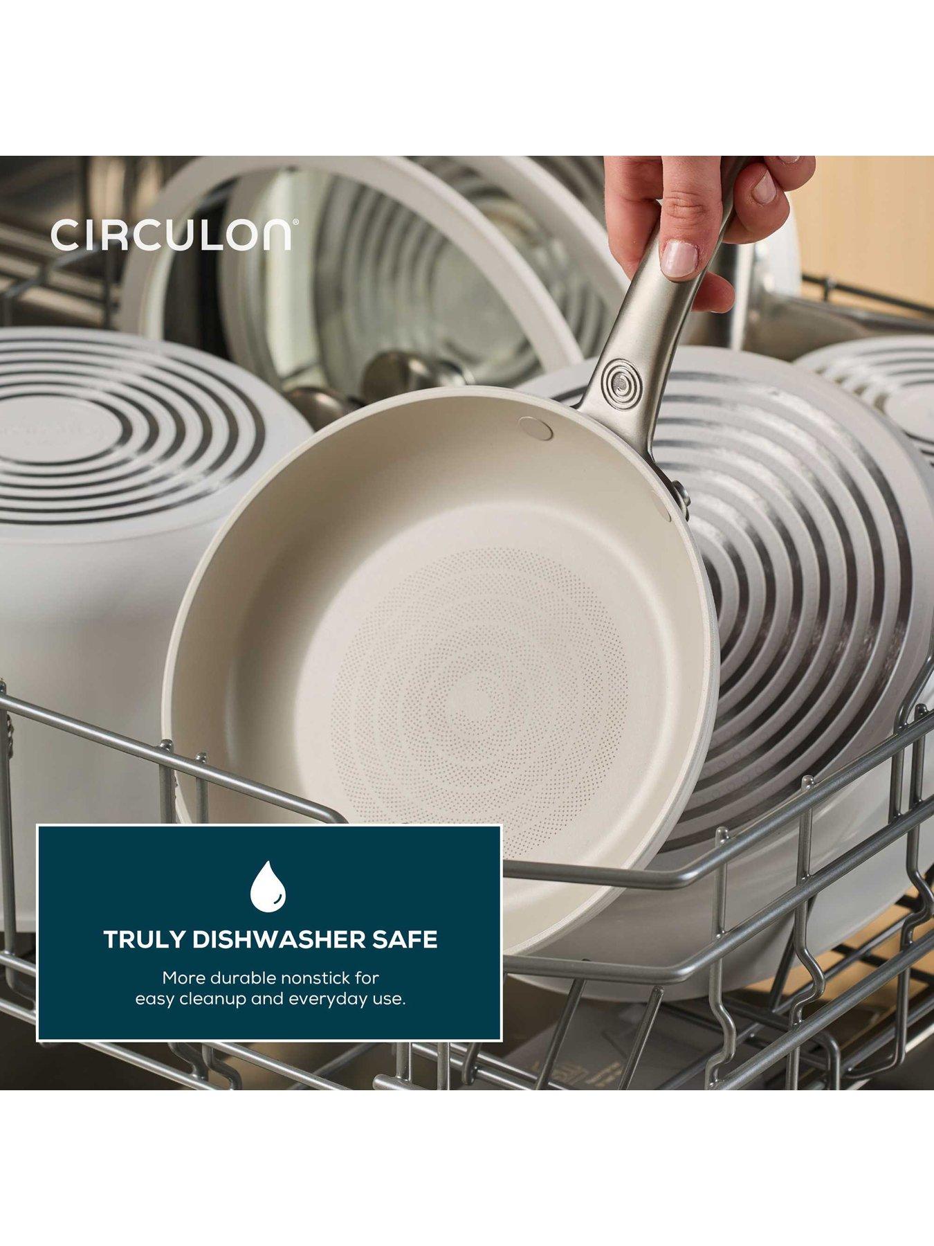 Image 6 of 8 of Circulon Halo With Laserdefense 30cm Induction Hob Ceramic Non Stick Saute Pan With Lid - Made Without Pfas, Non Toxic, Dishwasher &amp; Oven Safe
