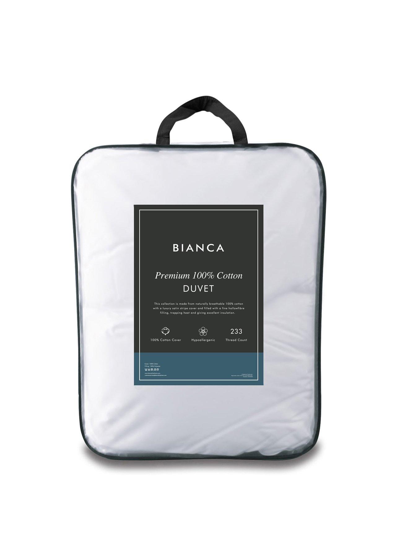 Image 3 of 4 of Bianca Premium Cotton Stripe Duvet -  10.5 Tog