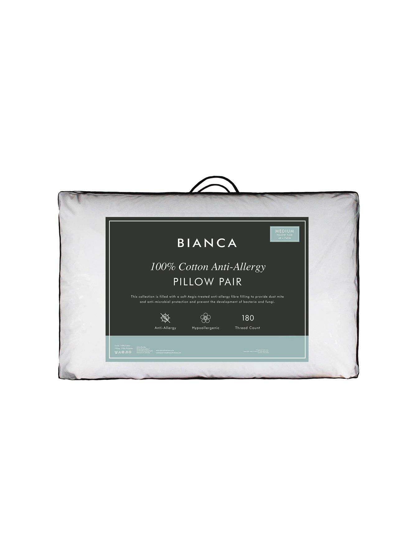 Image 3 of 4 of Bianca 180Tc Cotton Anti Allergy Pillow Pairs