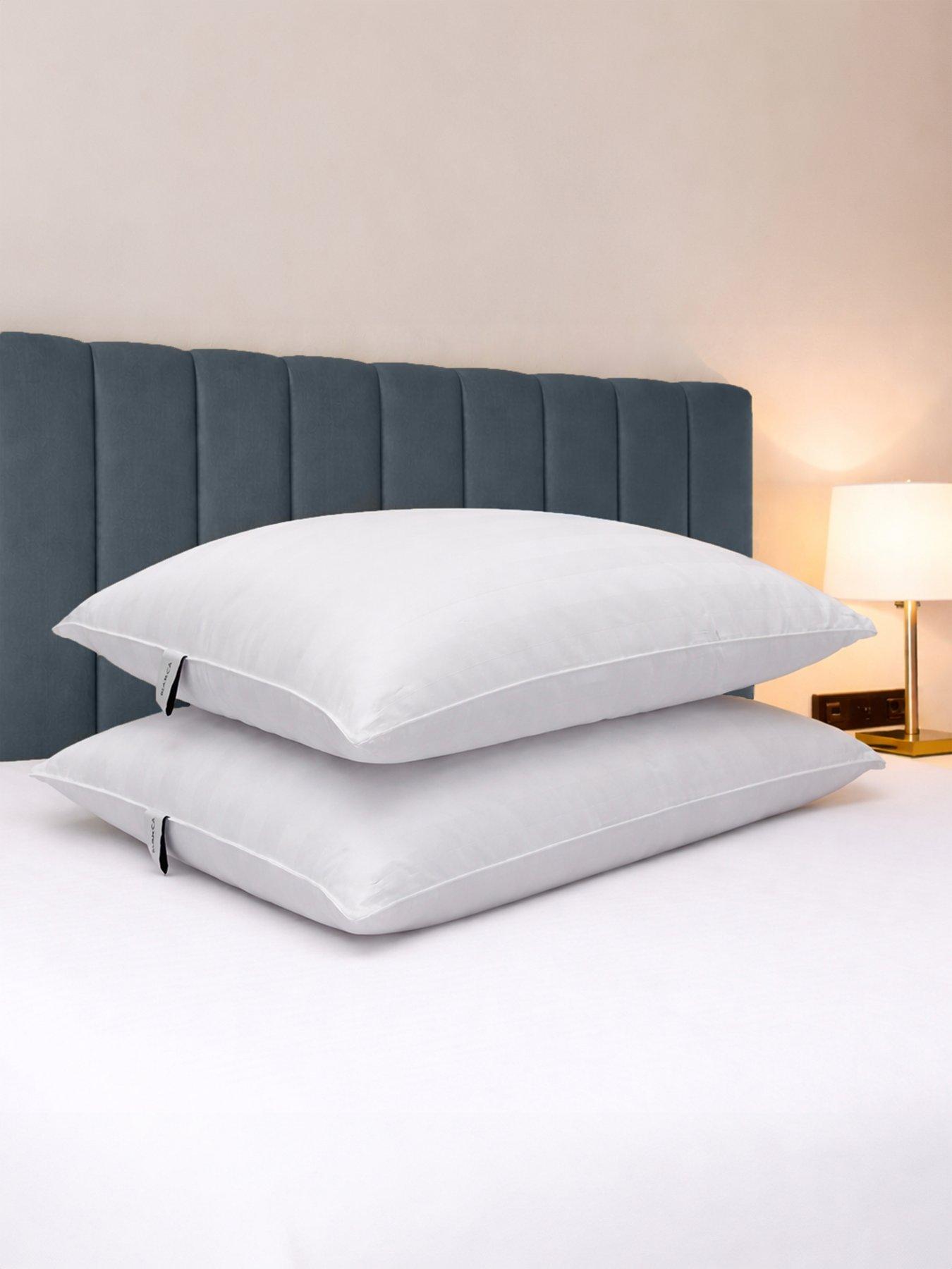 Image 1 of 4 of Bianca Premium Cotton Stripe  Pillow Pairs