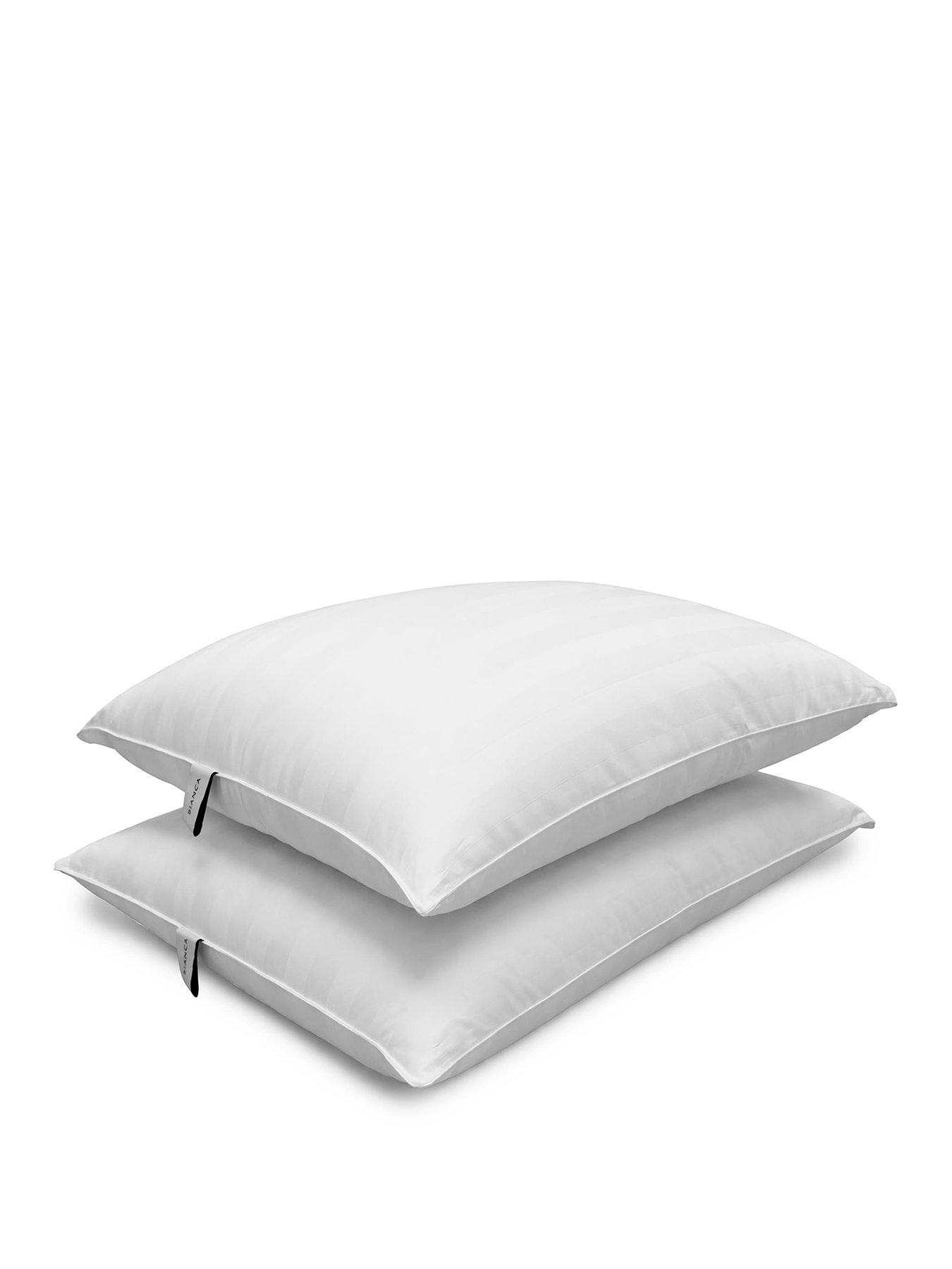 Image 2 of 4 of Bianca Premium Cotton Stripe  Pillow Pairs