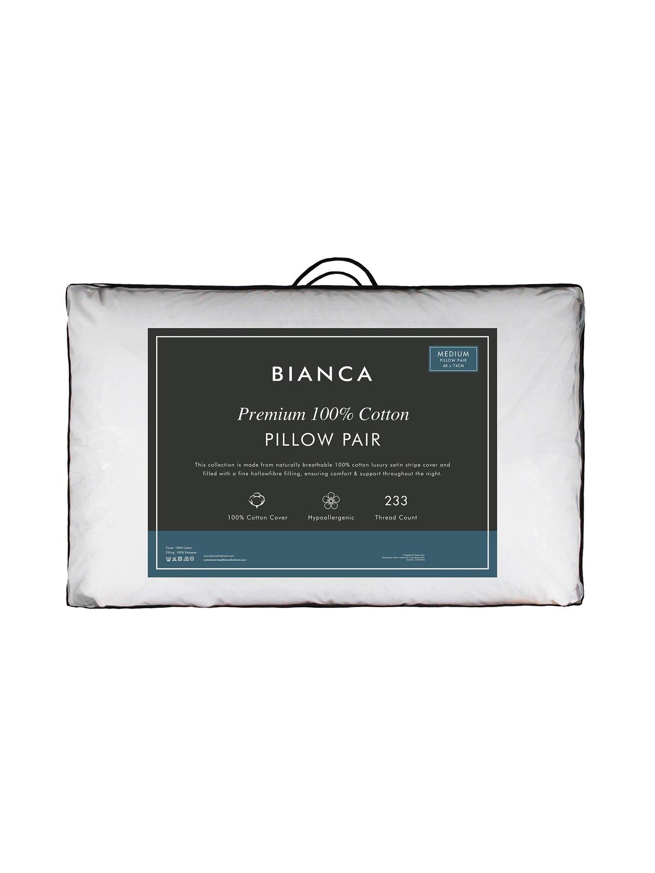 Image 3 of 4 of Bianca Premium Cotton Stripe  Pillow Pairs