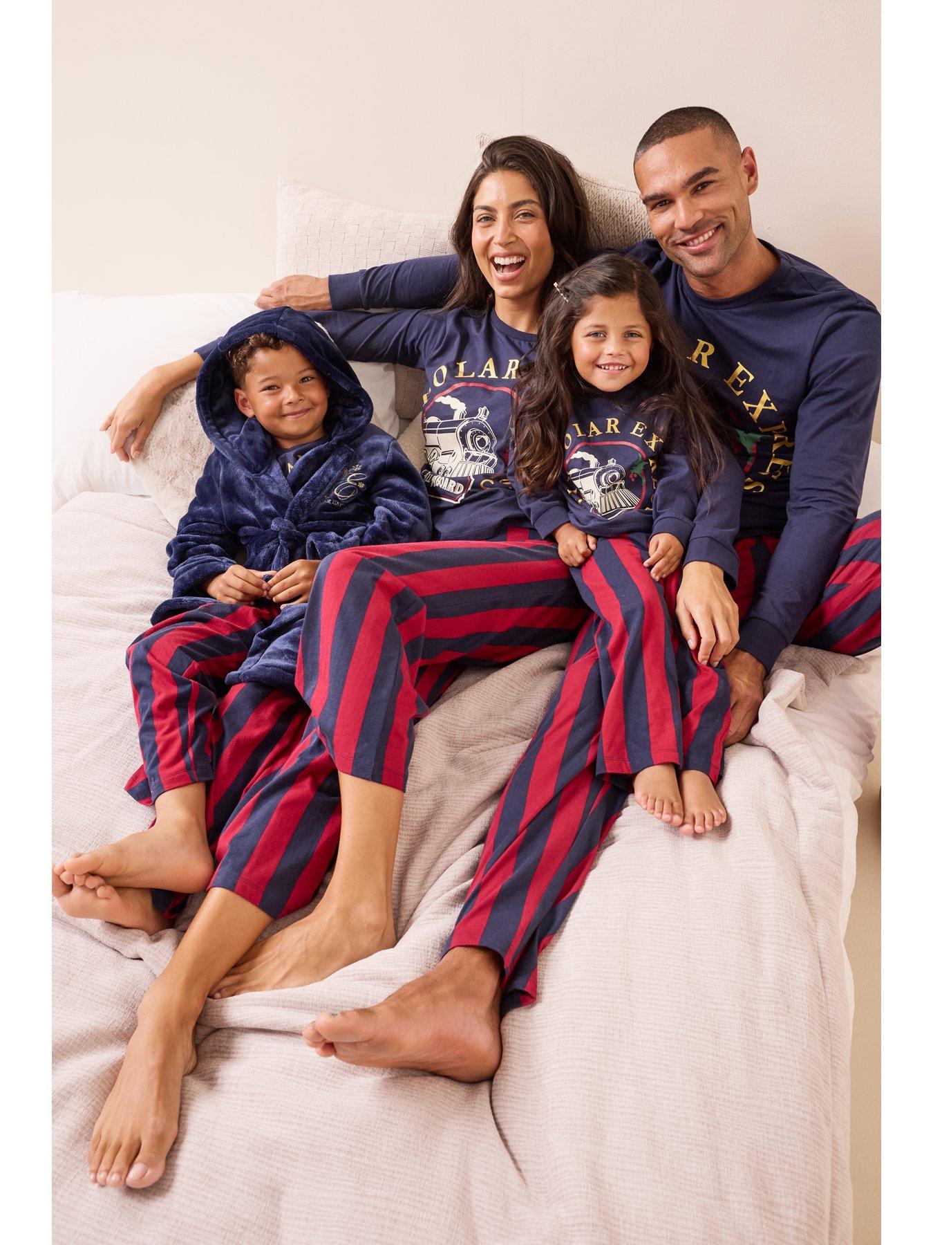 Image 1 of 7 of The Very Collection Womens Polar Express Christmas Family Pyjama