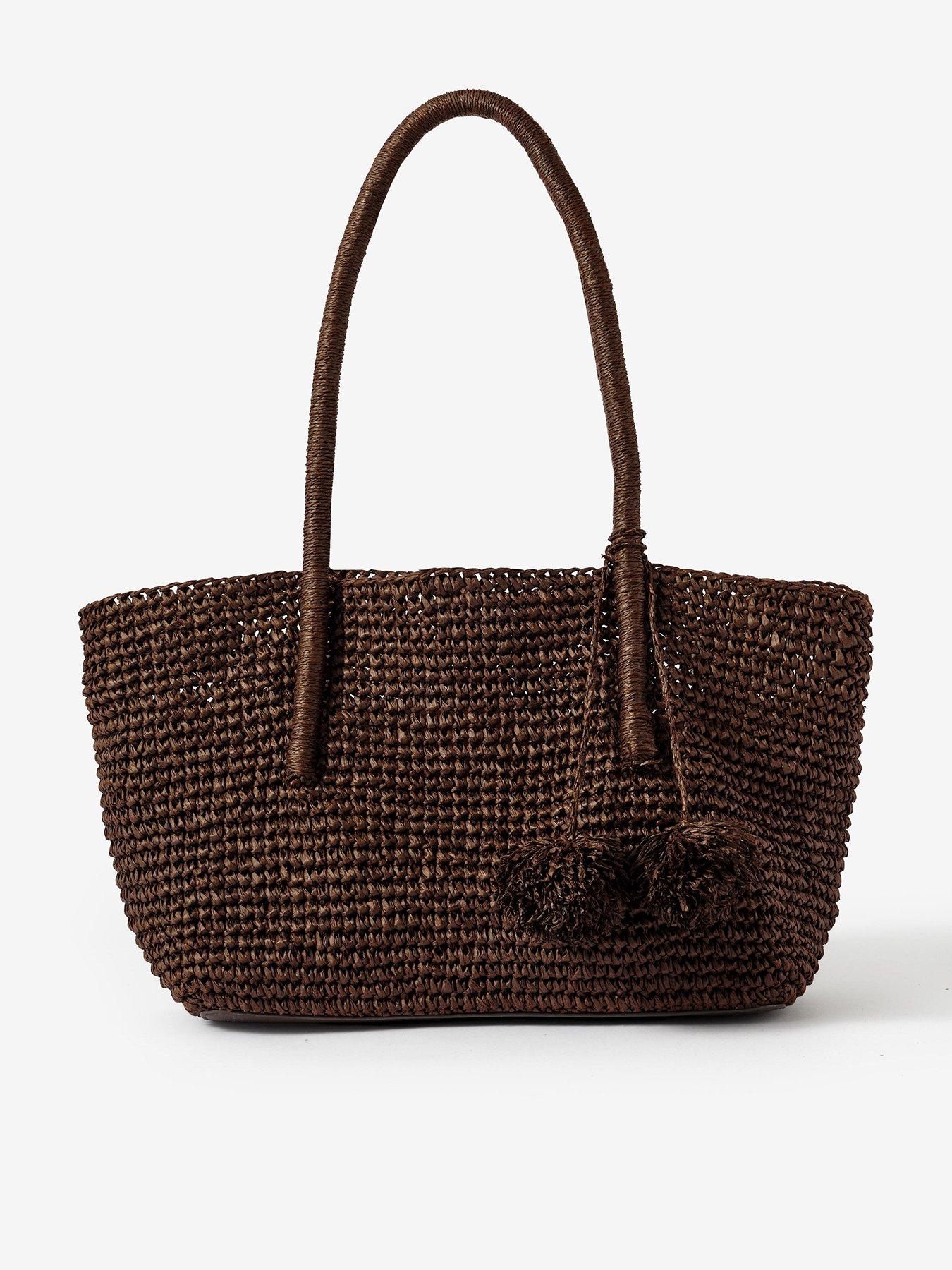 Image 1 of 4 of Mint Velvet Blake Chocolate Paper Tote