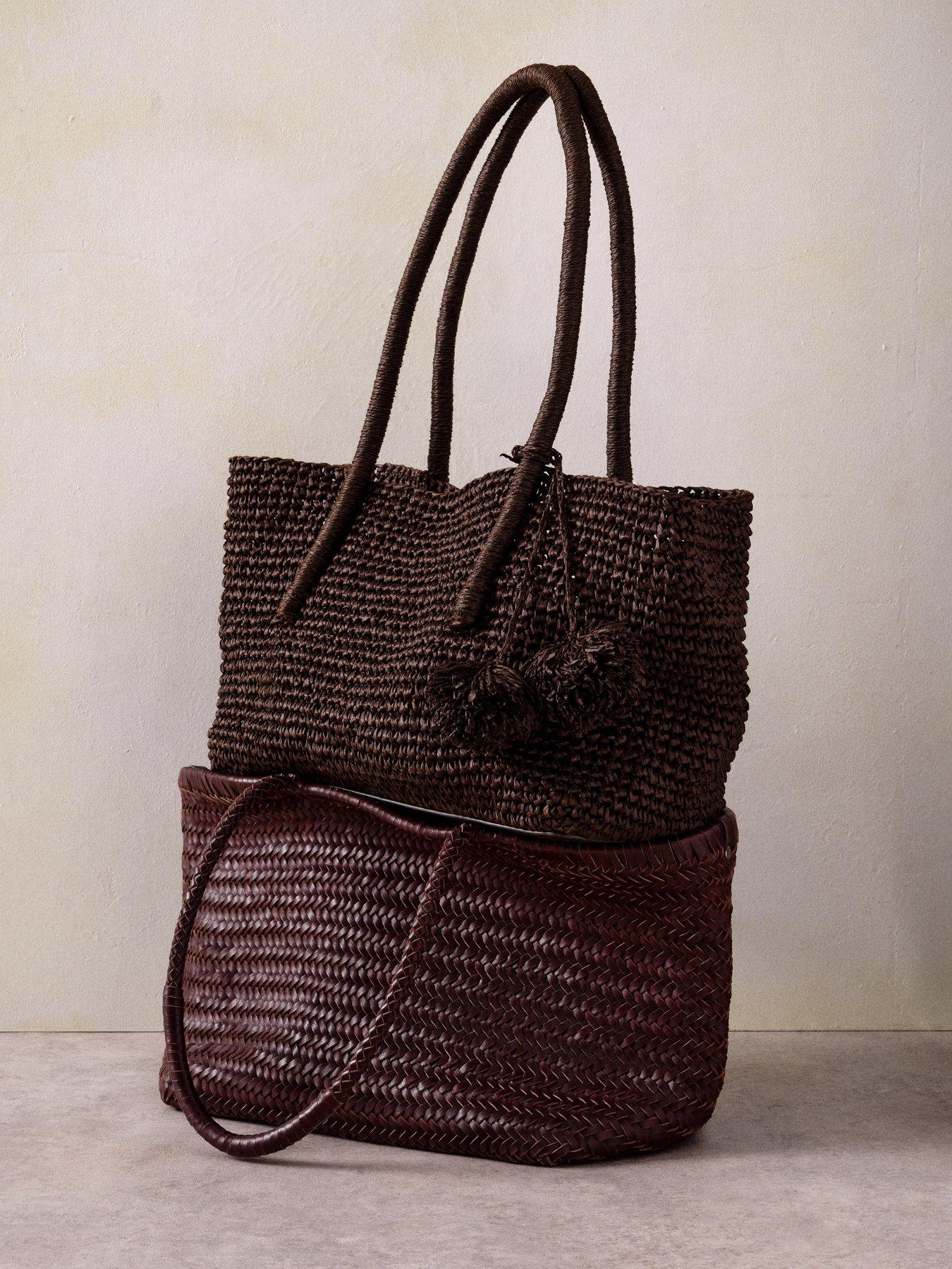 Image 3 of 4 of Mint Velvet Blake Chocolate Paper Tote