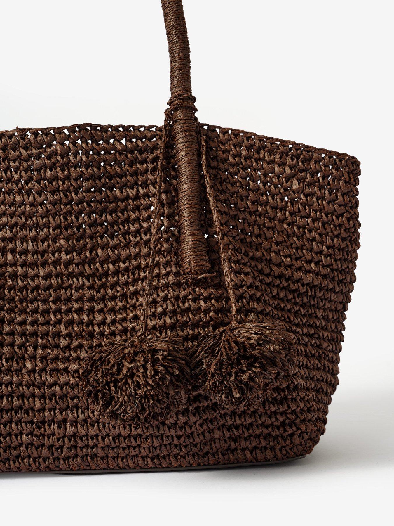 Image 4 of 4 of Mint Velvet Blake Chocolate Paper Tote