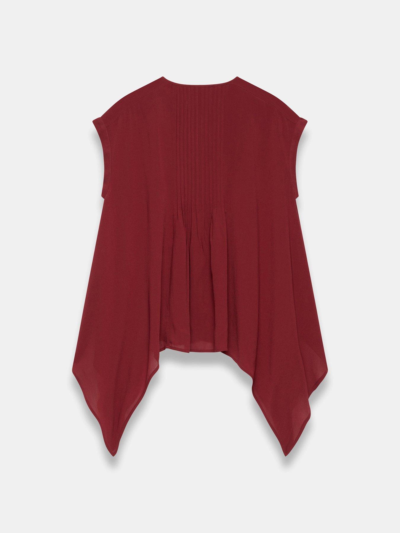 Image 5 of 5 of Mint Velvet Burgundy Tunic Top