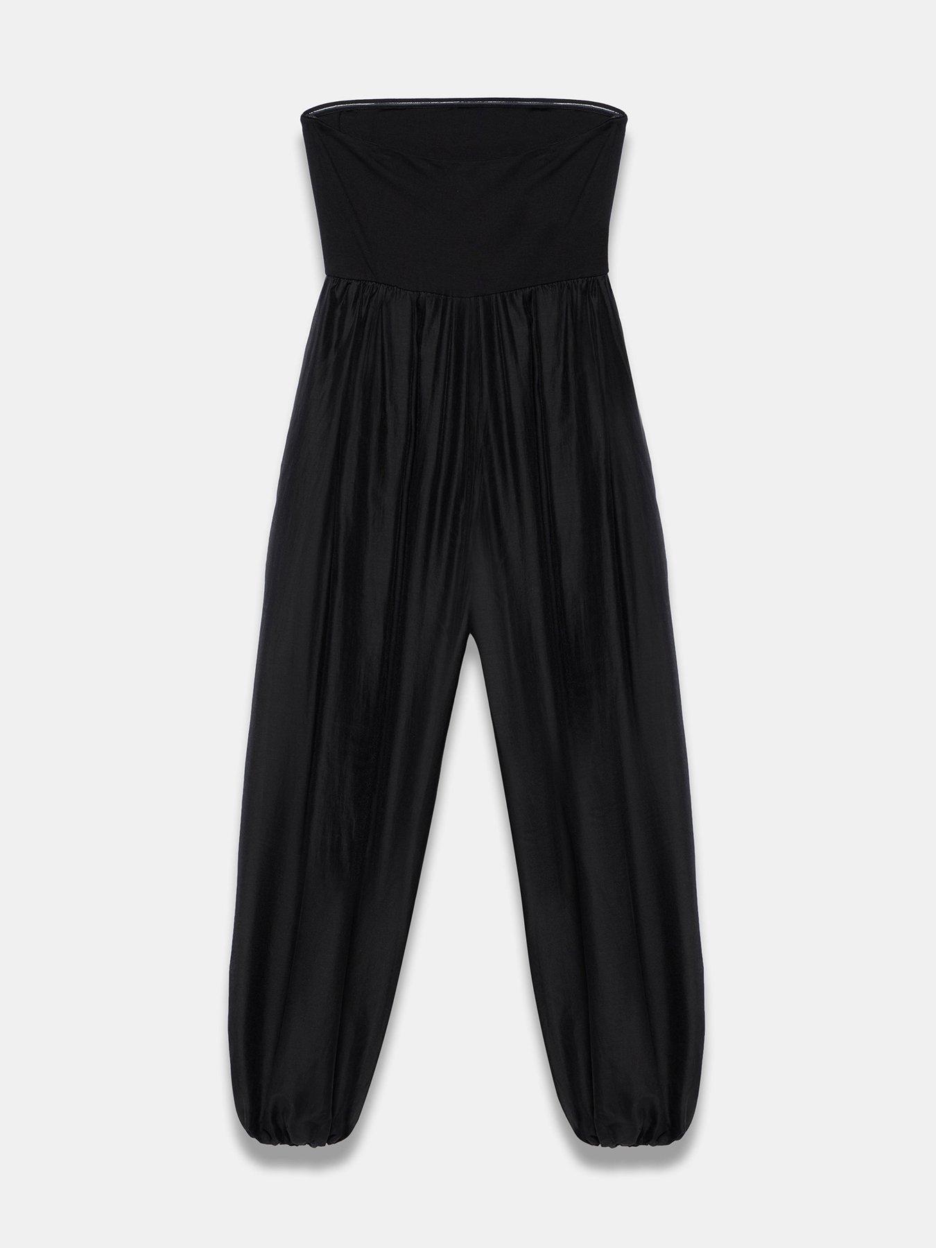 Image 6 of 6 of Mint Velvet Balloon Jumpsuit - Black