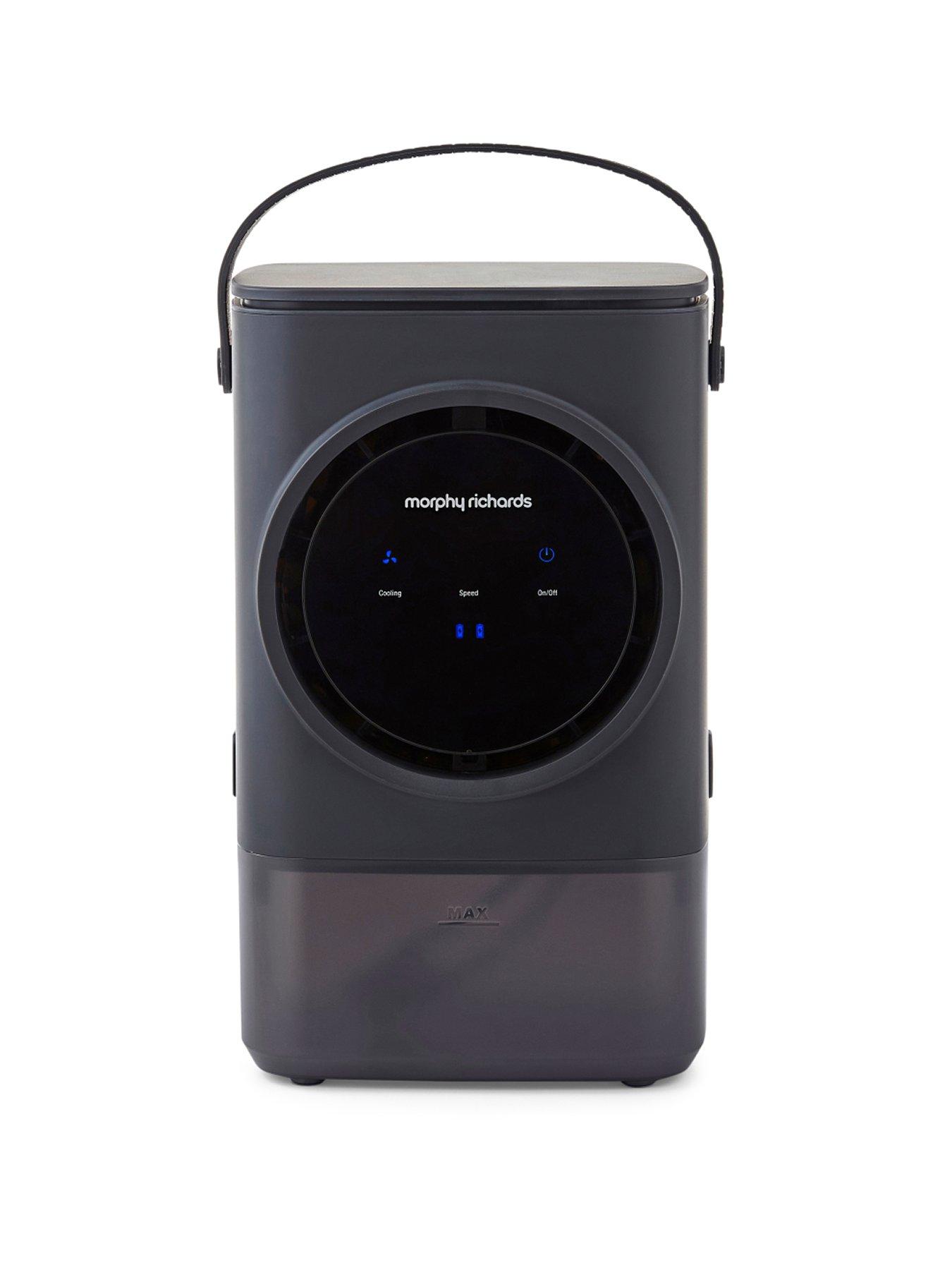 Morphy Richards FlexiFreeze 1L Rechargeable Travel & Desk Top Mini Air Cooler - Grey