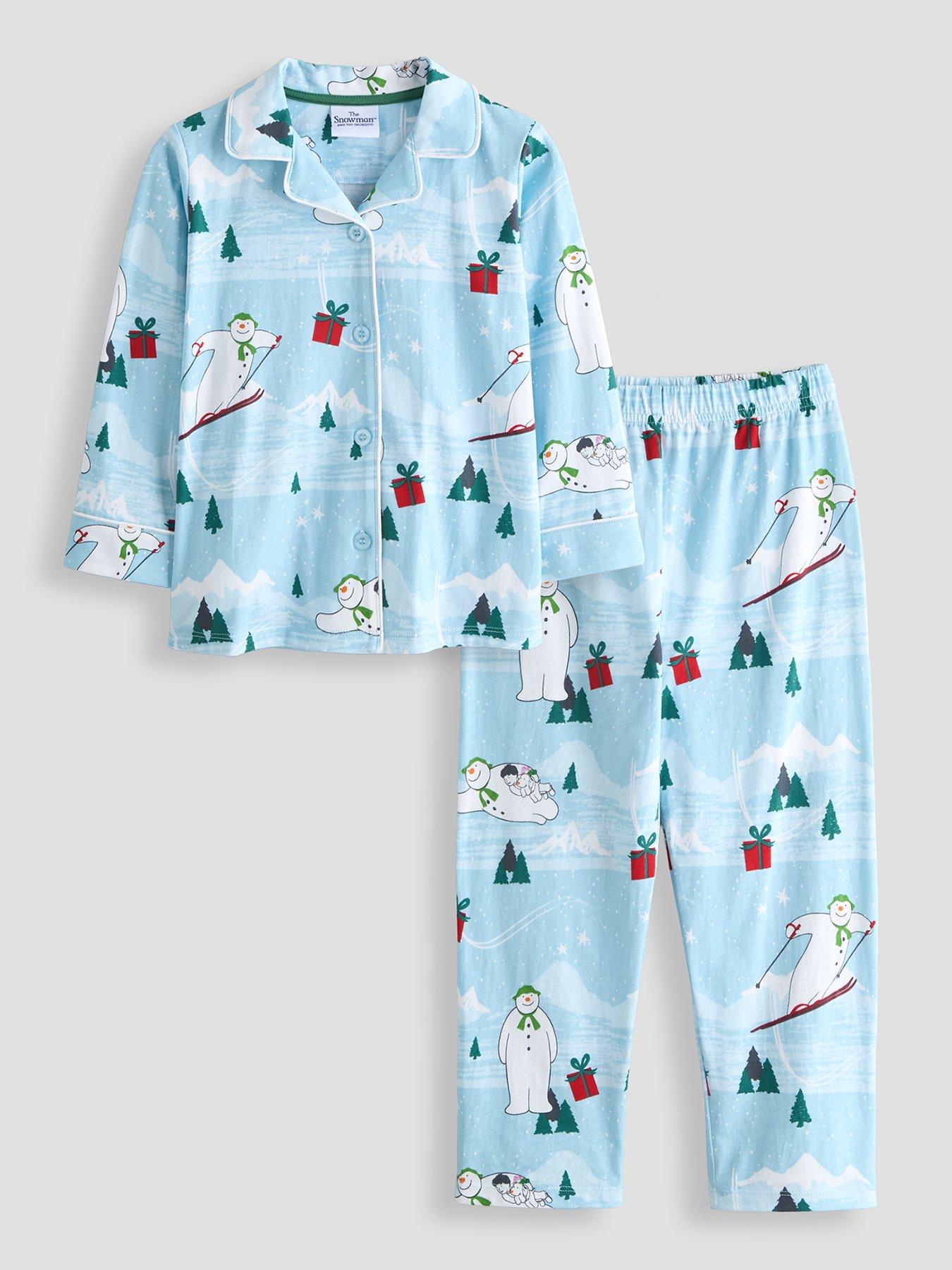 Image 2 of 6 of The Very Collection Kids The Snowman Family Christmas Revere Pyjama