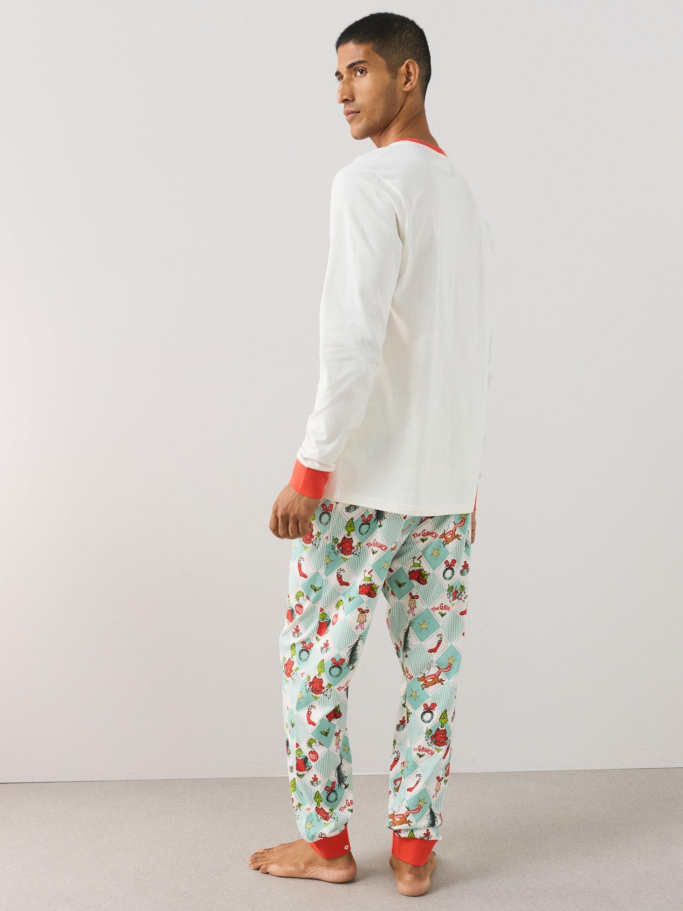 Image 4 of 6 of The Very Collection Mens The Grinch Christmas Family Pyjama