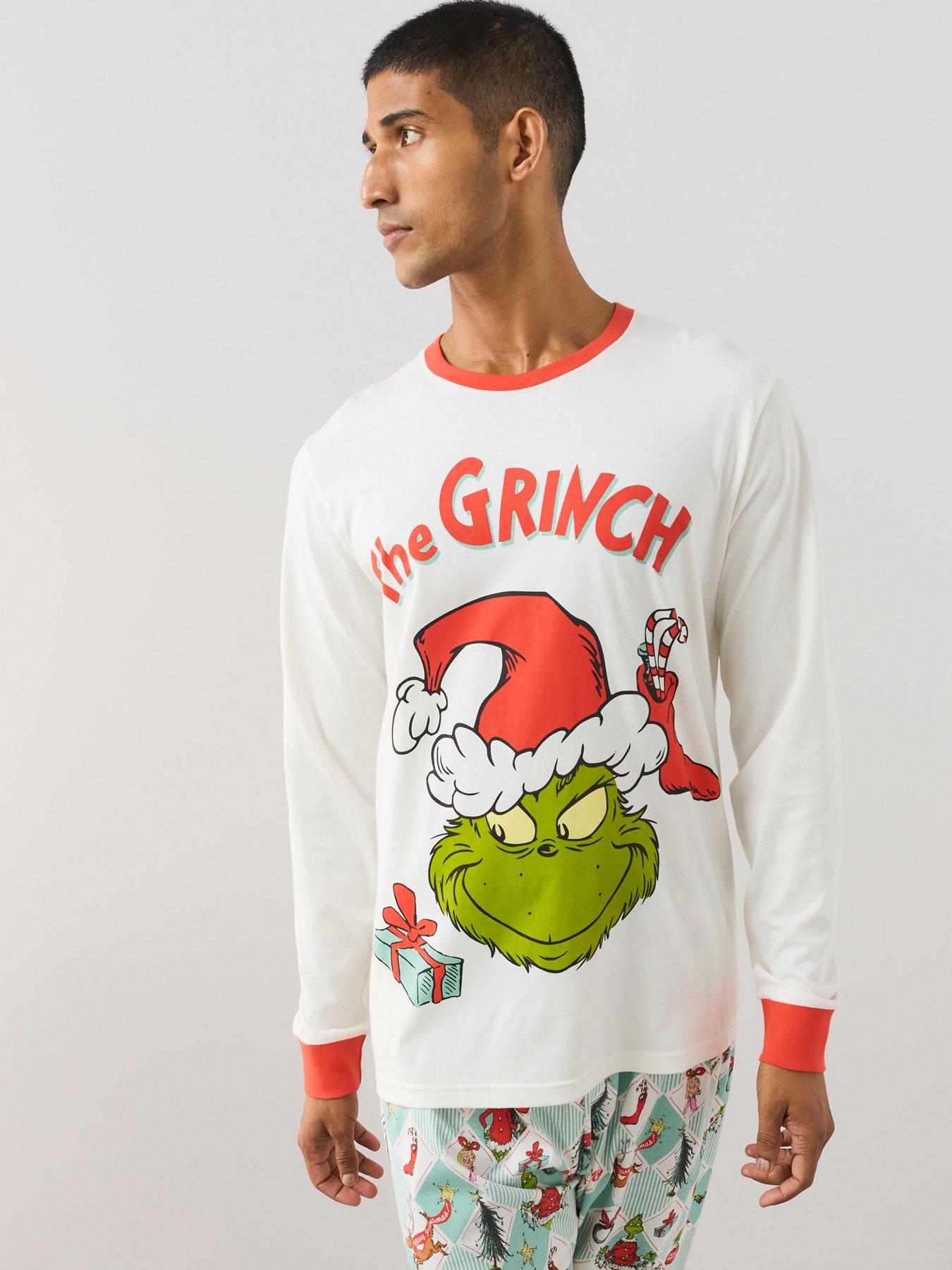 Image 5 of 6 of The Very Collection Mens The Grinch Christmas Family Pyjama
