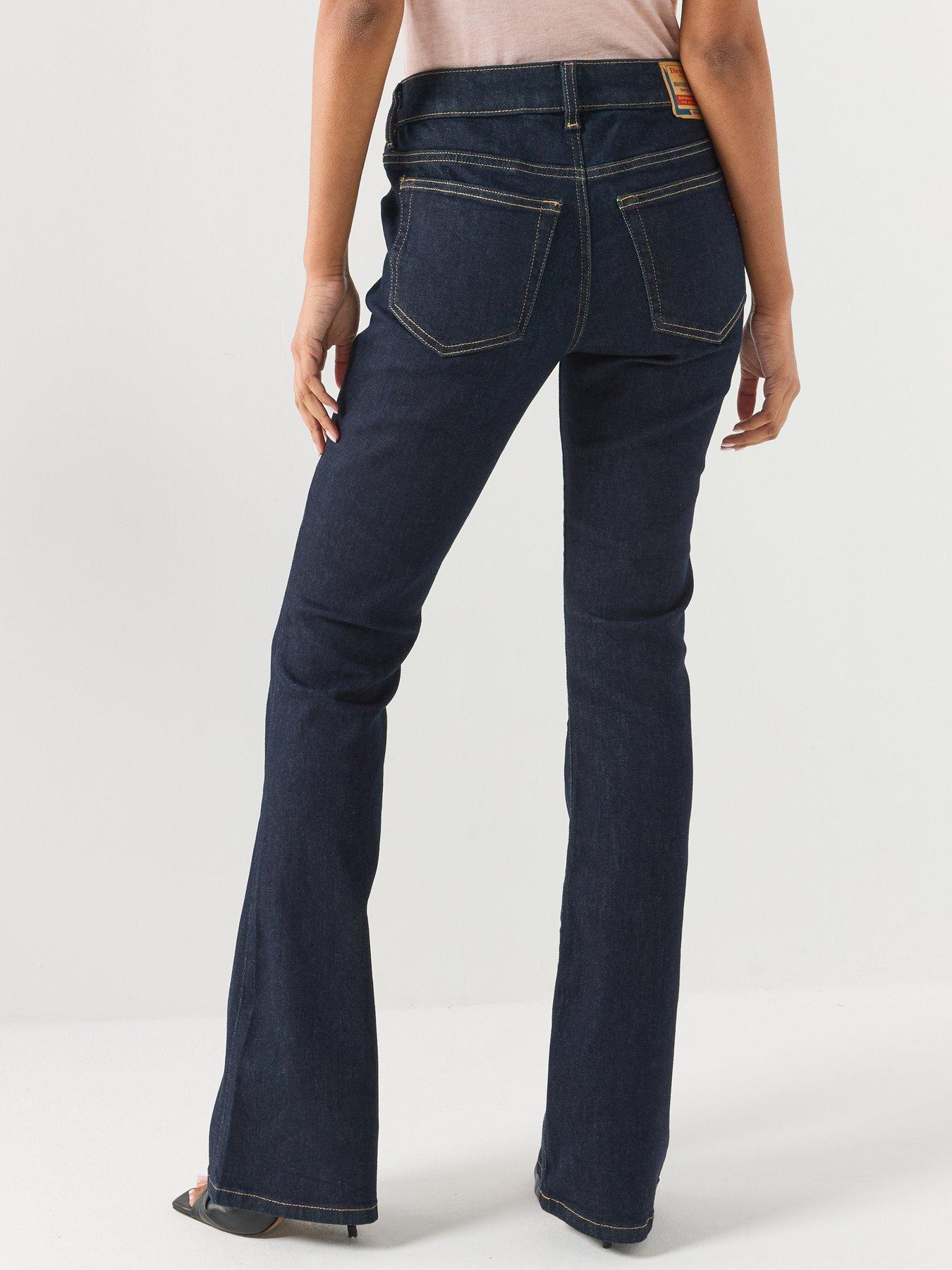 Image 2 of 6 of Diesel Bootcut Jeans Low Waist 1969 D-Ebbey - Blue