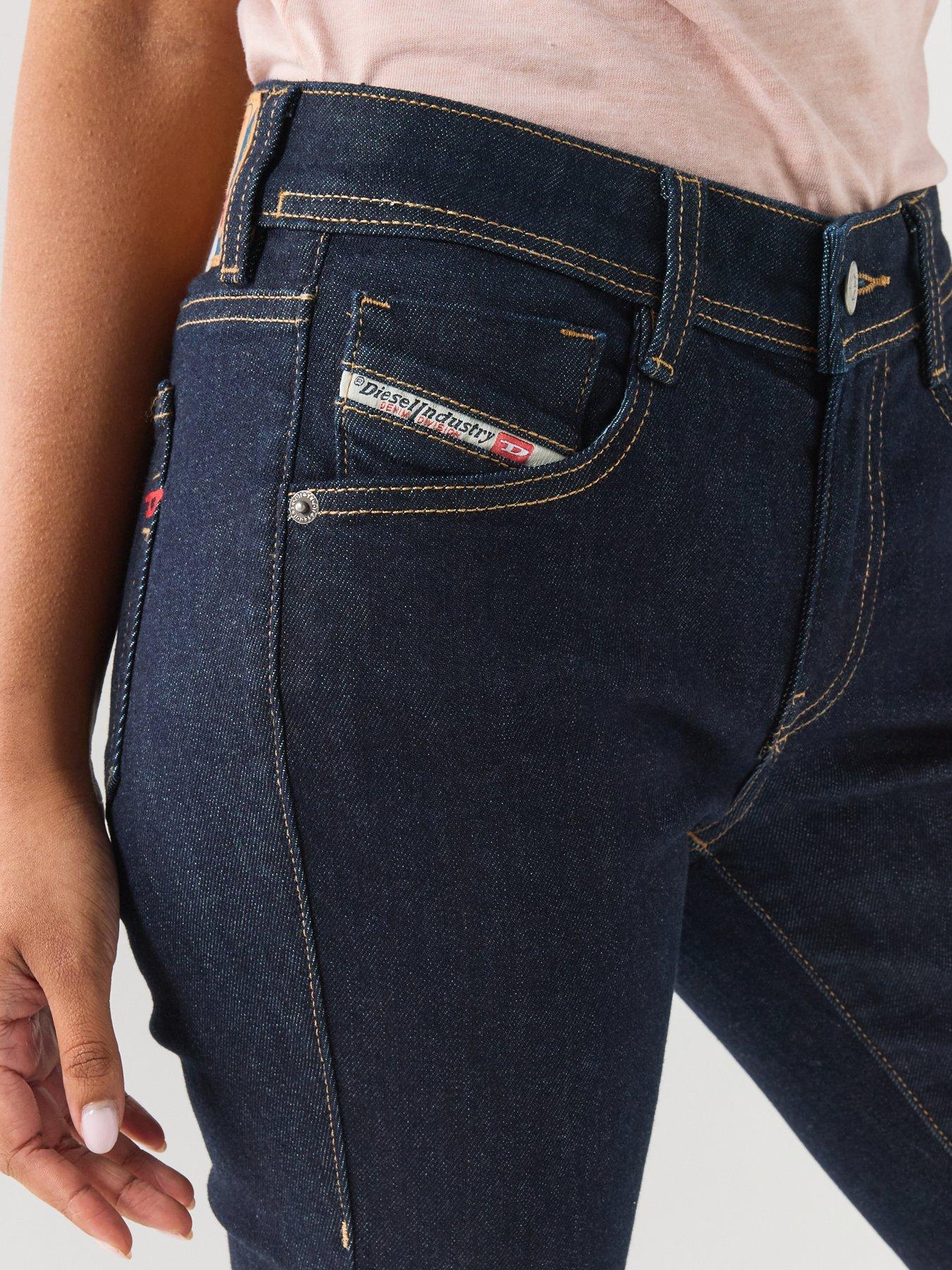 Image 5 of 6 of Diesel Bootcut Jeans Low Waist 1969 D-Ebbey - Blue