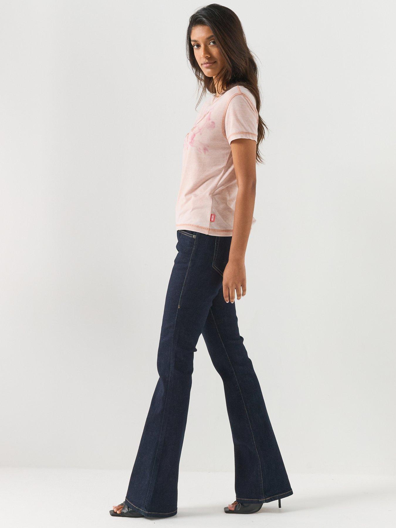 Image 6 of 6 of Diesel Bootcut Jeans Low Waist 1969 D-Ebbey - Blue