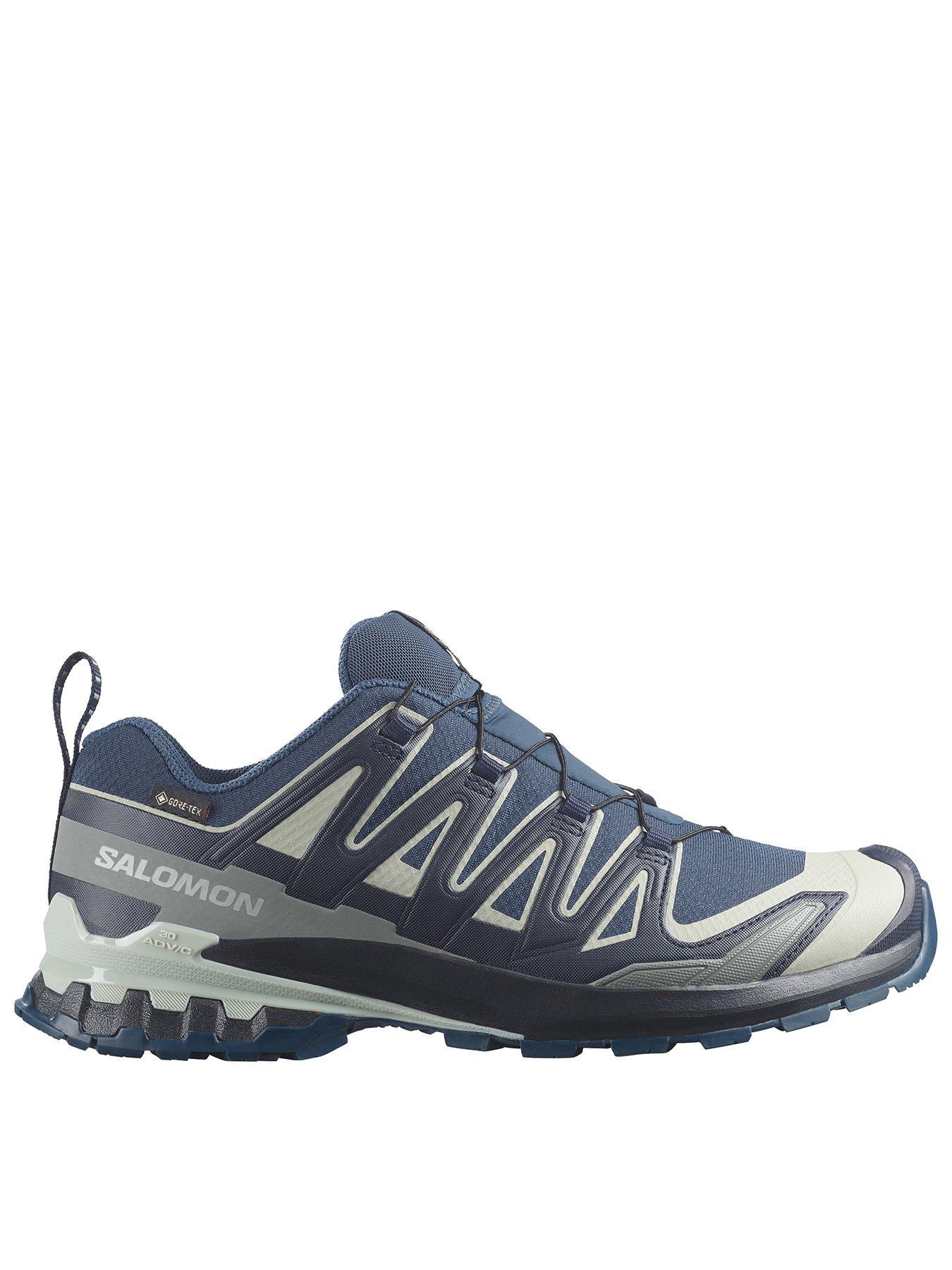 Image 1 of 6 of Salomon Mens XA PRO 3D GORE-TEX Trail Grip Quick-Pull Trainers - Blue