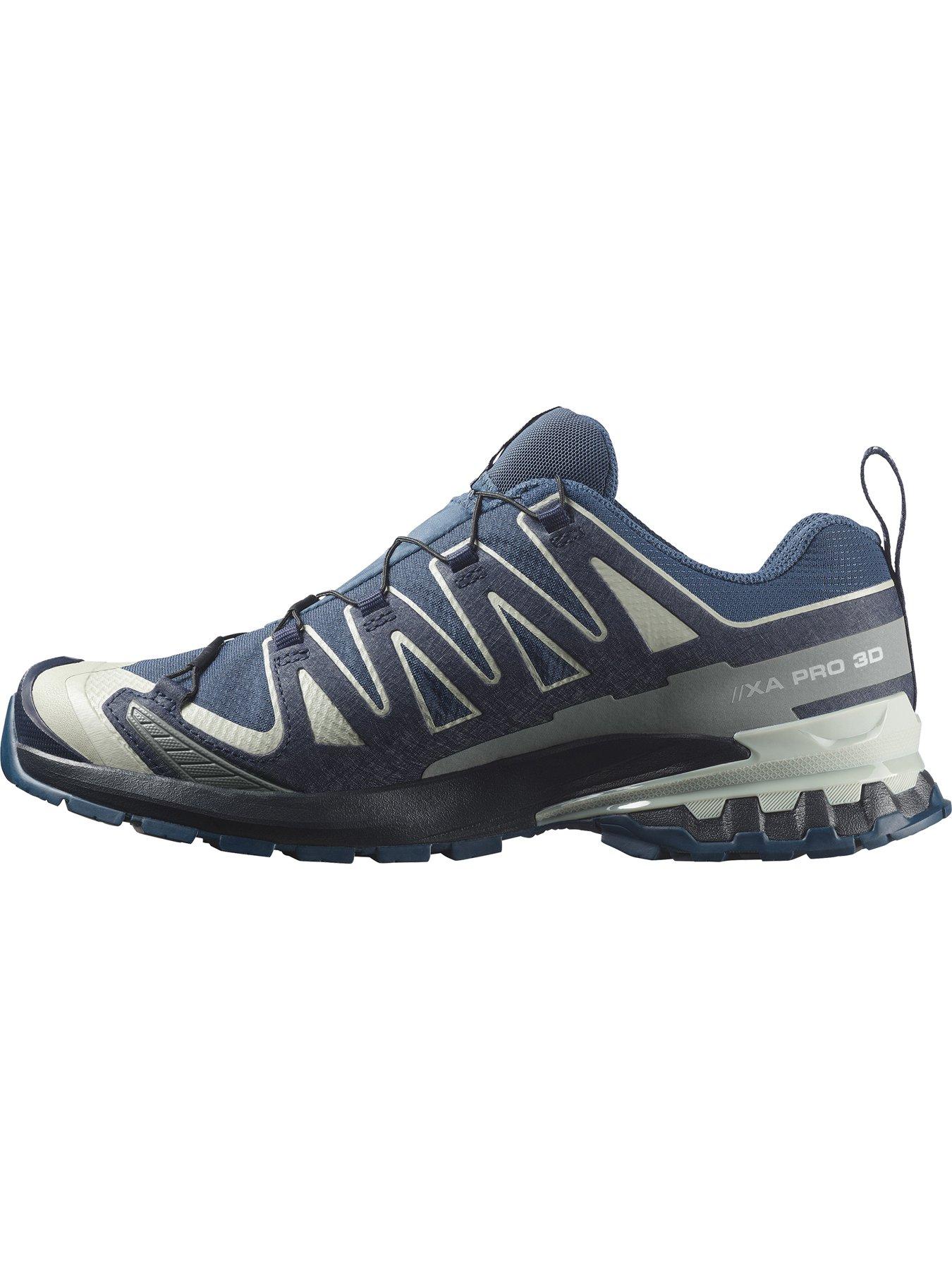 Image 6 of 6 of Salomon Mens XA PRO 3D GORE-TEX Trail Grip Quick-Pull Trainers - Blue