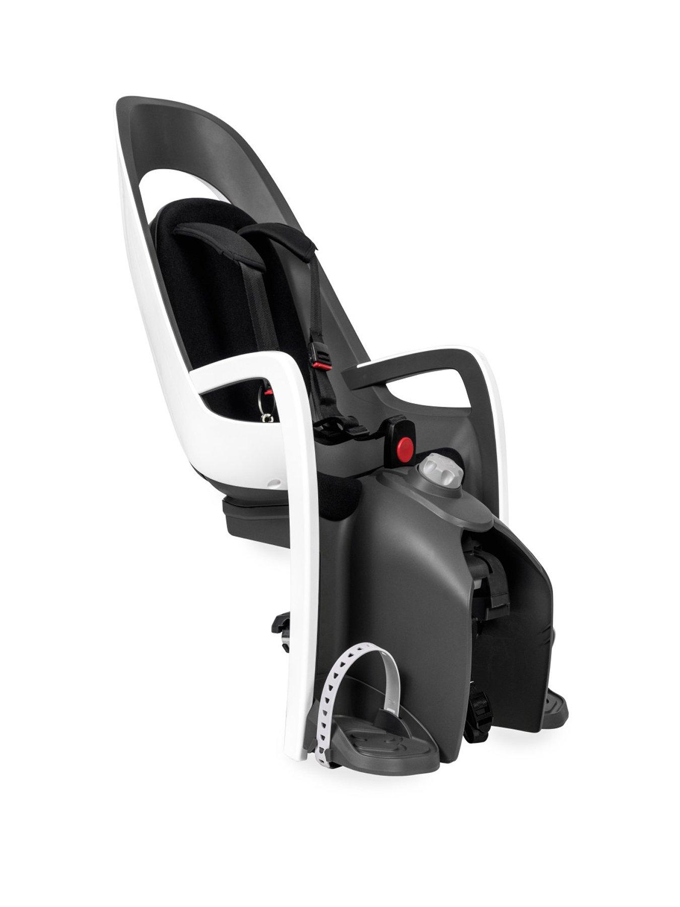 Hamax Caress W/Carrier Adapter White/Black Child Cycle Seat