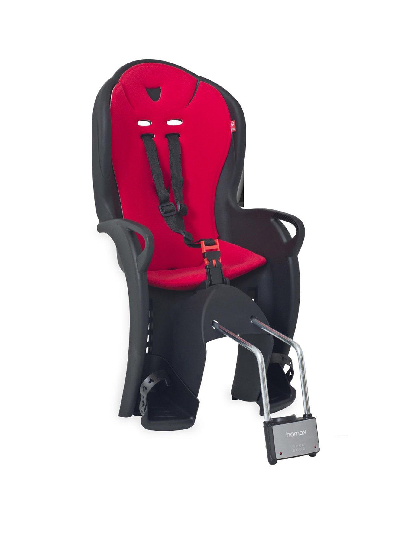 Image 1 of 4 of Hamax HAMAX KISS BLACK W/ RED PADDING CHILD CYCLE SEAT