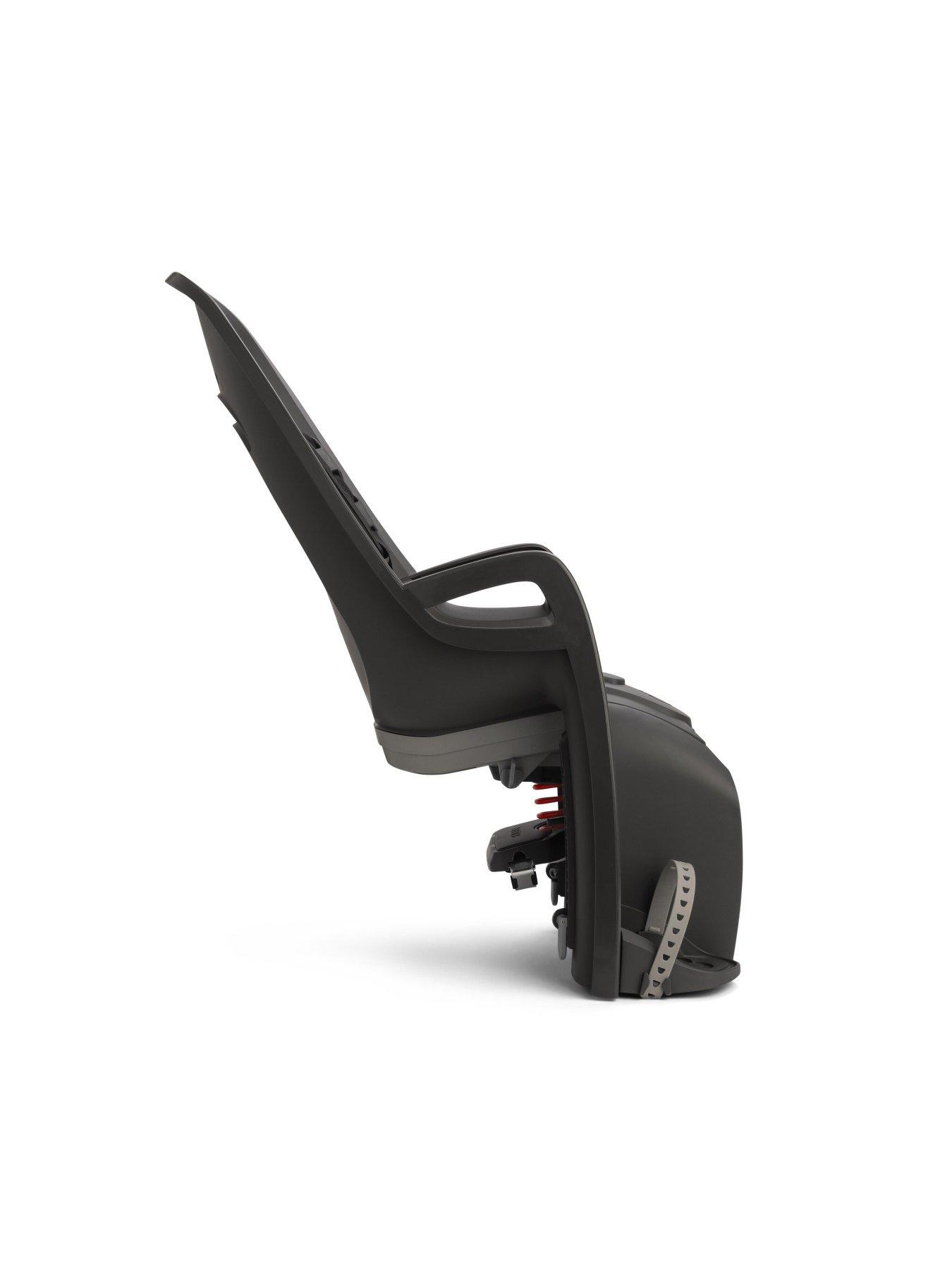 Image 2 of 4 of Hamax Zenith W/ Carrier Adapter (1-Pack) Grey W/ Black Padding Child Cycle Seat