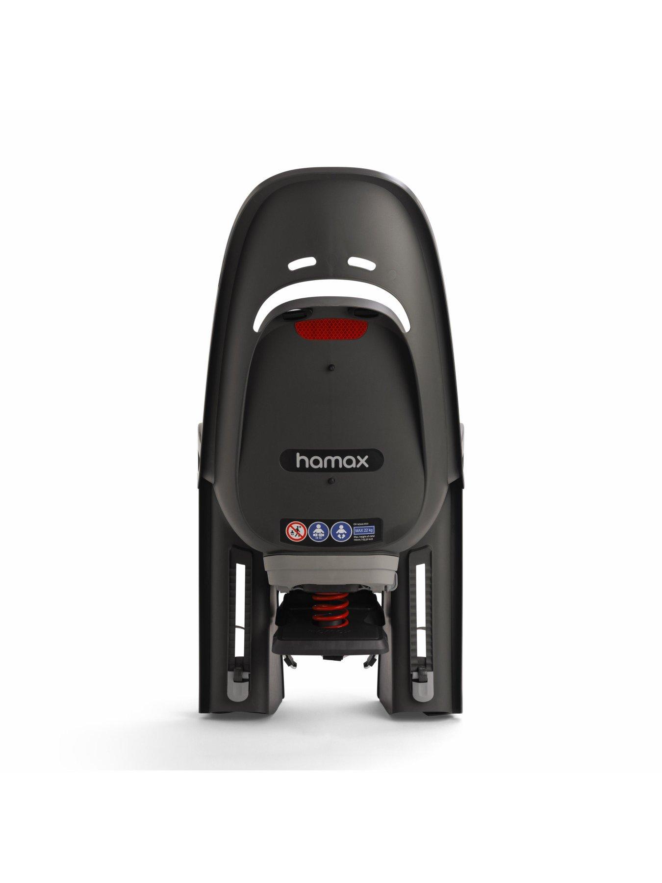 Image 3 of 4 of Hamax Zenith W/ Carrier Adapter (1-Pack) Grey W/ Black Padding Child Cycle Seat