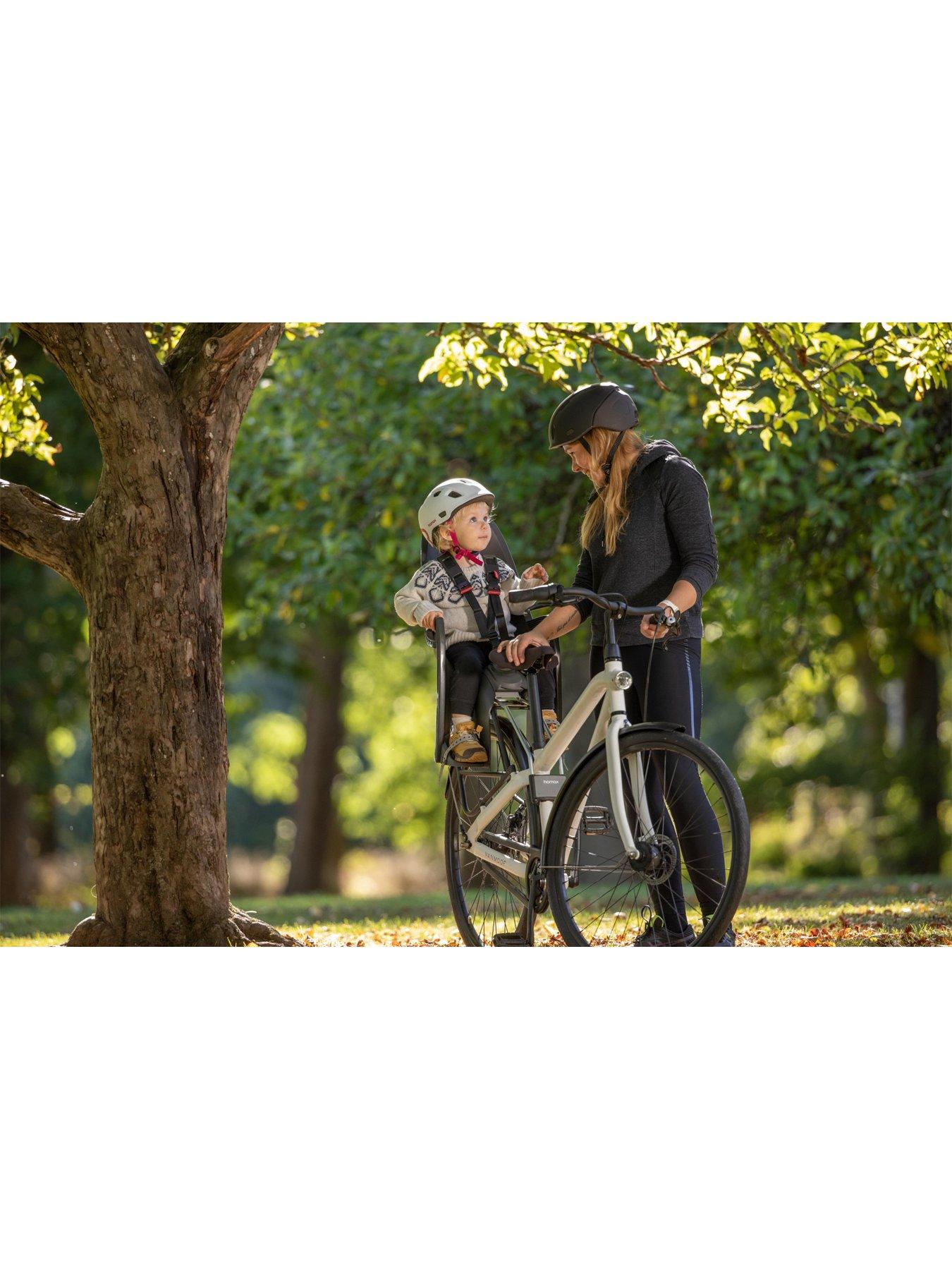 Image 4 of 4 of Hamax Zenith W/ Carrier Adapter (1-Pack) Grey W/ Black Padding Child Cycle Seat