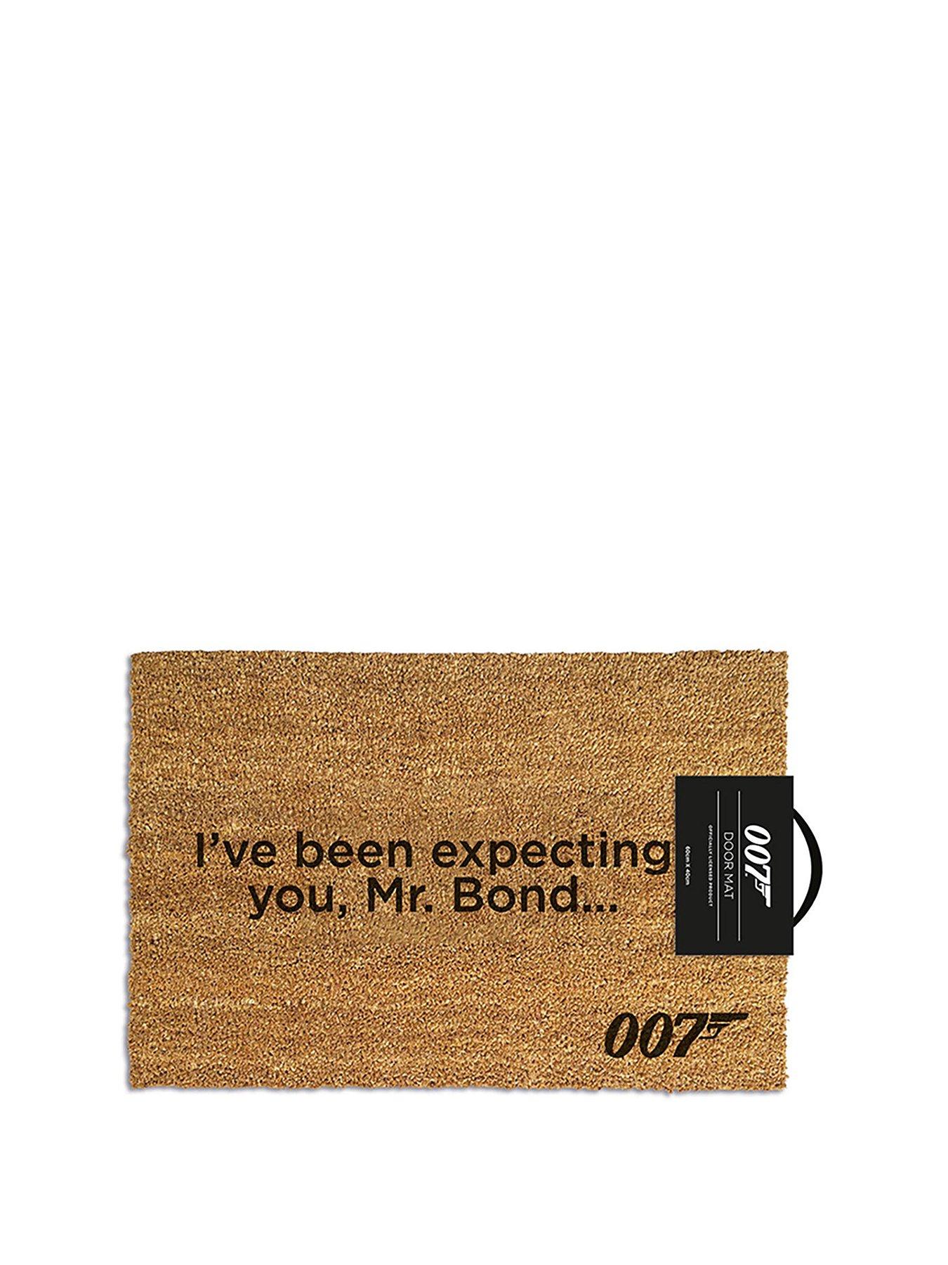 James Bond (i've Been Expecting You) Coir Doormat