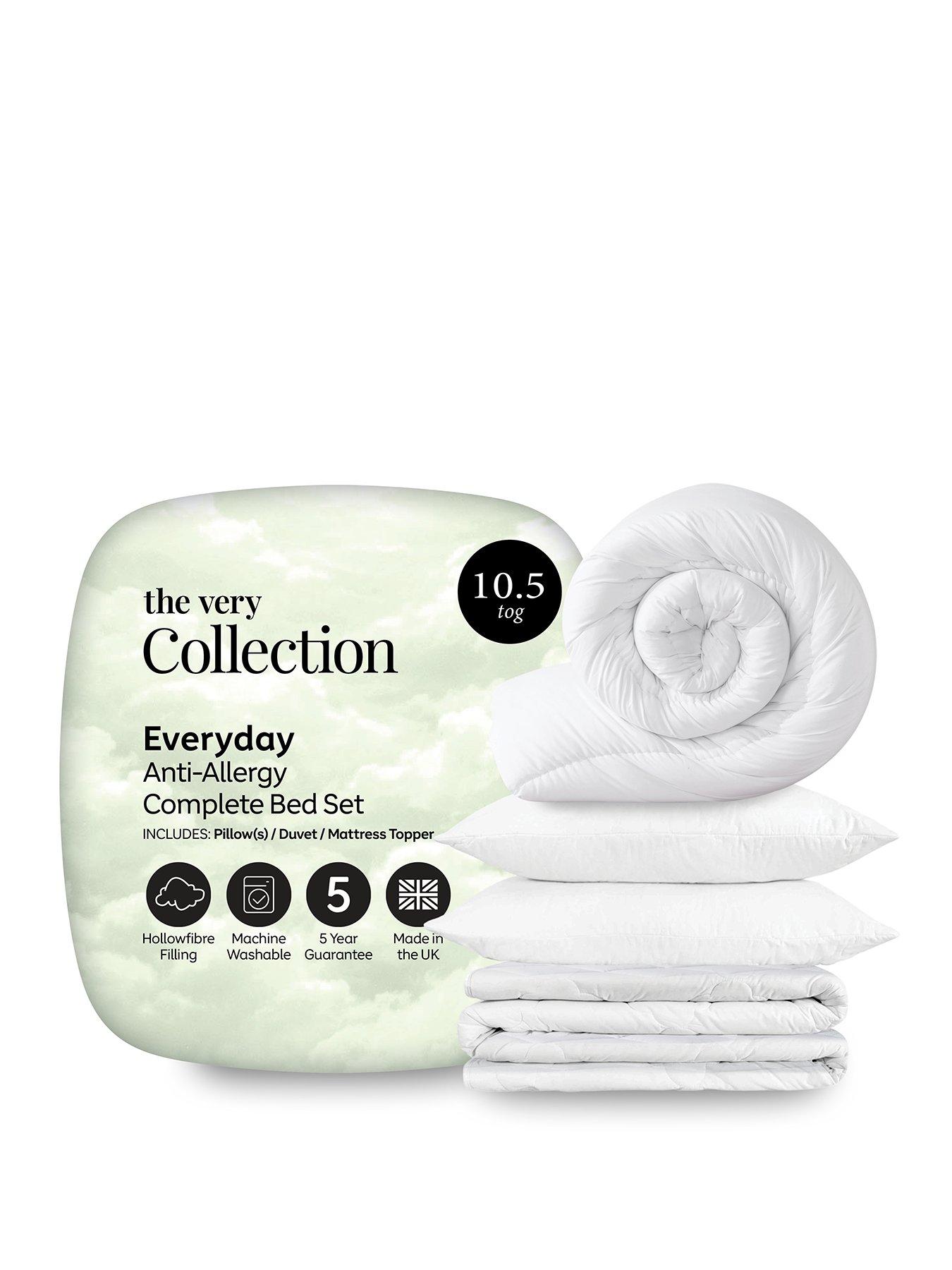 The Very Collection Anti-allergy 10.5 Tog Bed Bundle