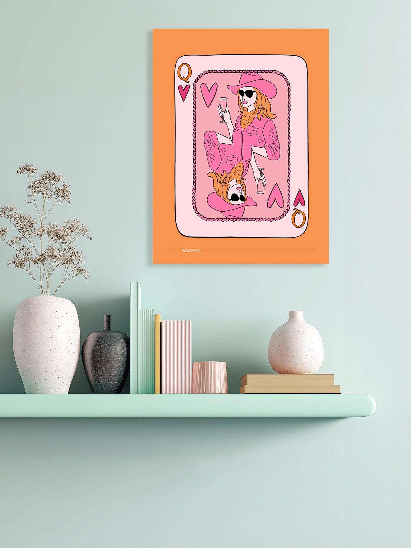 The Art Group MANDI WELTON - WOO HOO PRINTS (QUEEN) 30X40