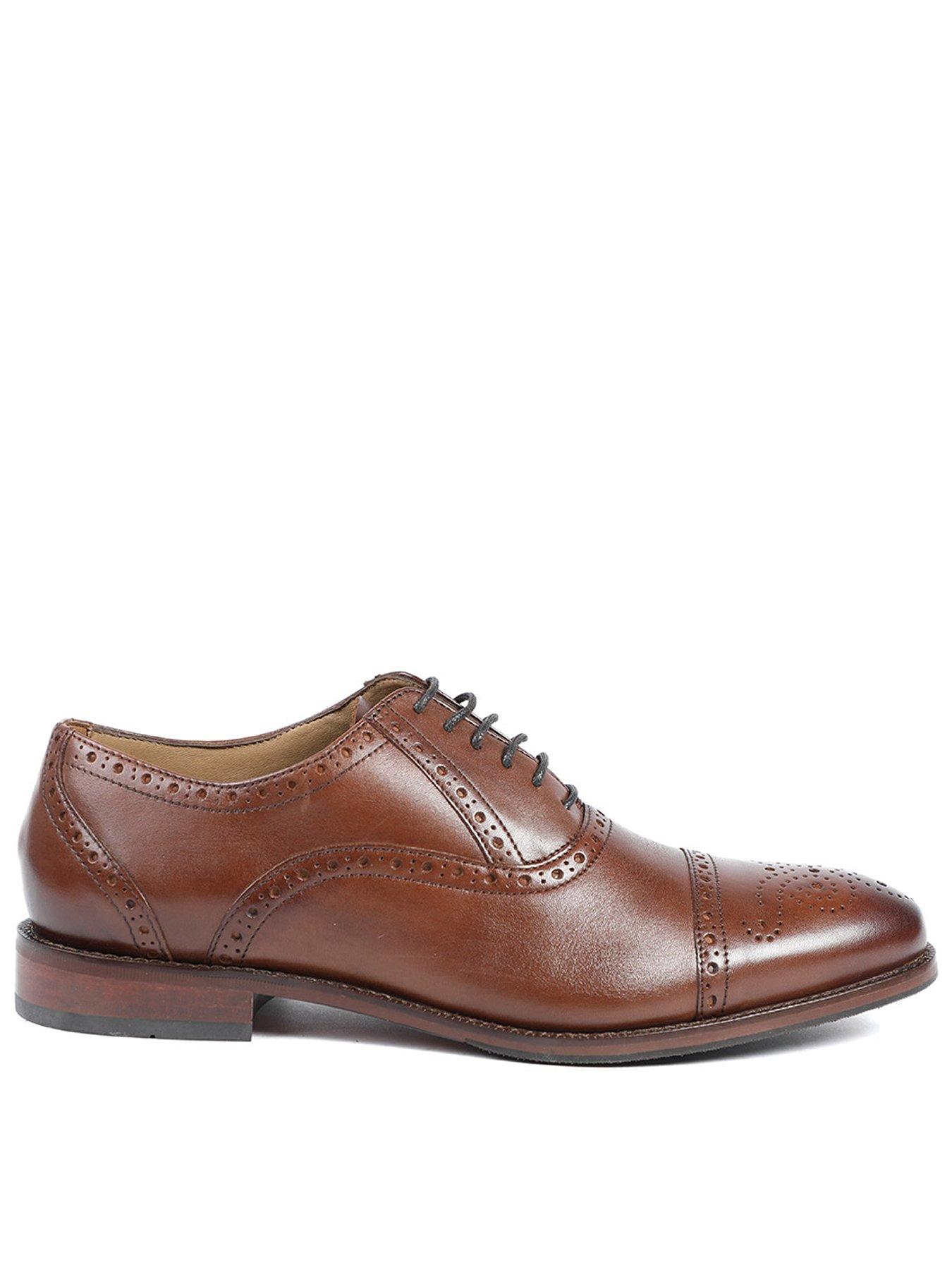 Jones Bootmaker Maynard Lace Up Shoes - Chestnut