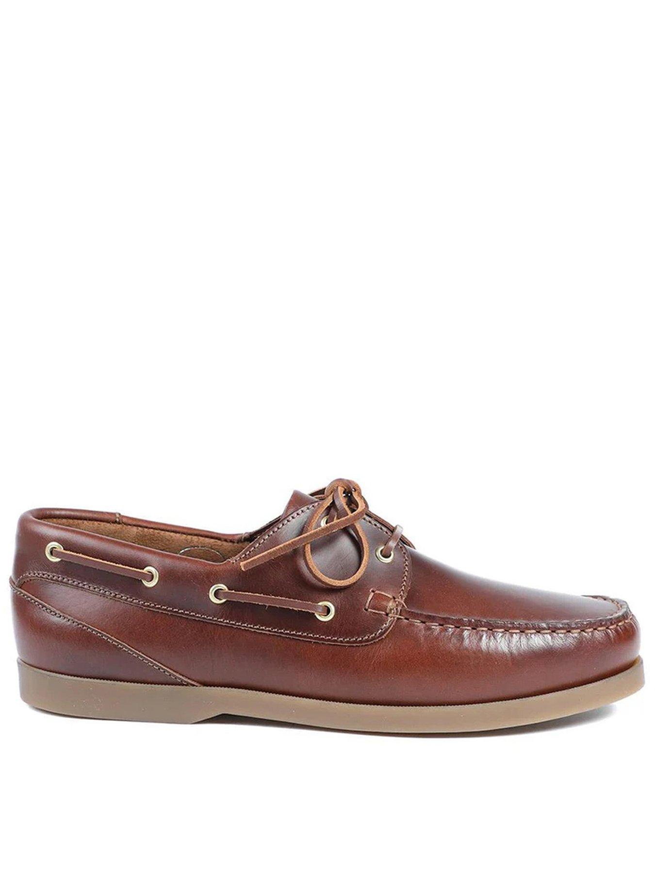 Jones Bootmaker Parsonswide Wide Fit Moccasin - Cognac