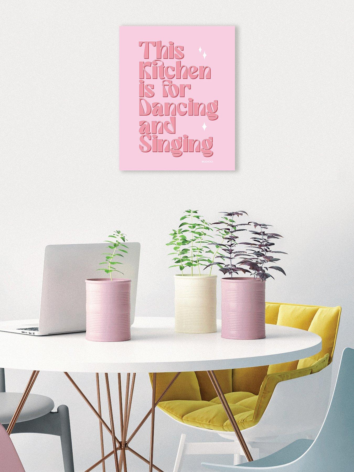 The Art Group MANDI WELTON - WOO HOO PRINTS (THIS KITCHEN IS FOR DANCING) 40X50