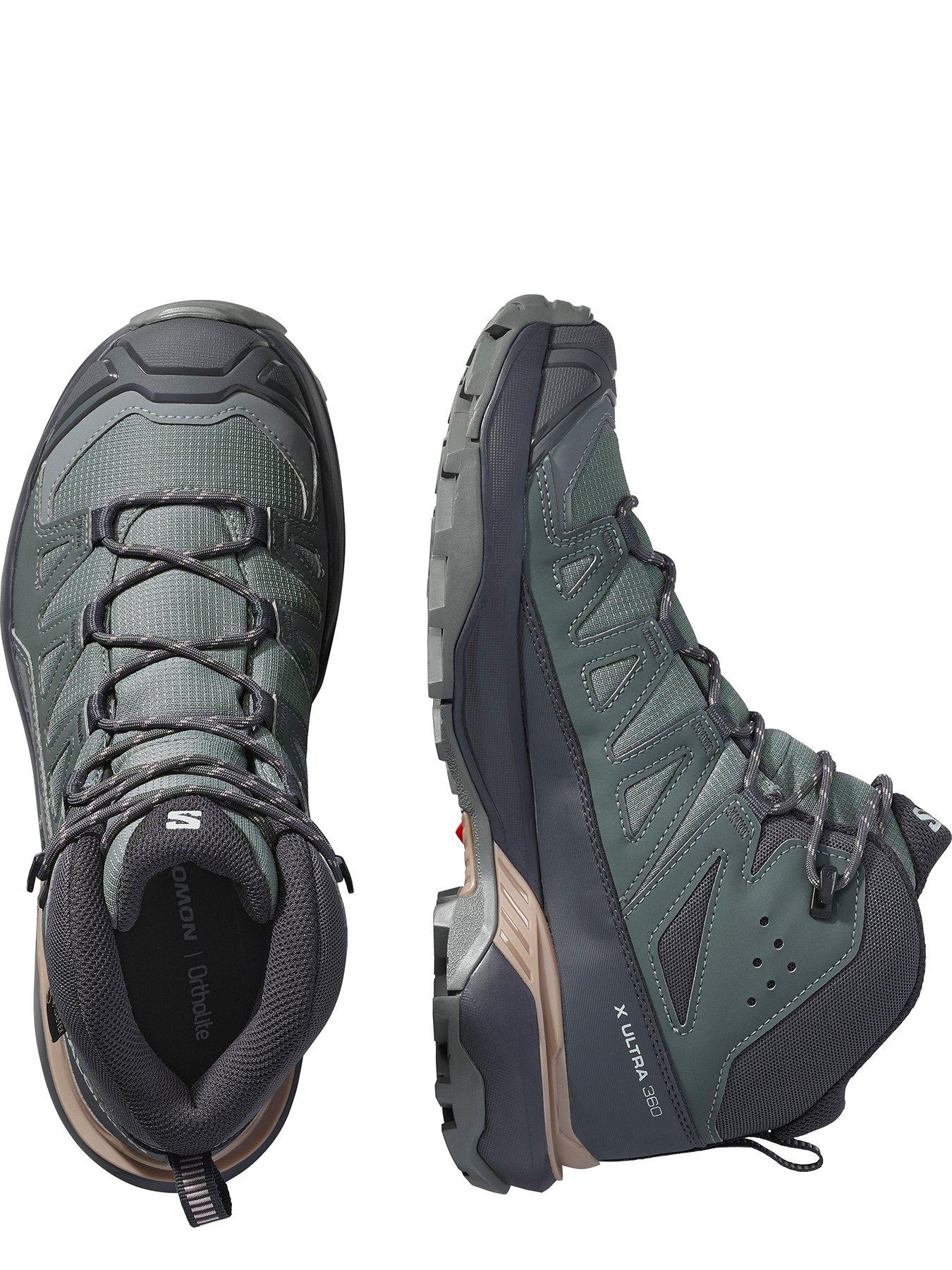 Image 4 of 6 of Salomon Women's Hiking &amp; Backpacking X Ulta 360 Mid Gore-tex Shoes - Green
