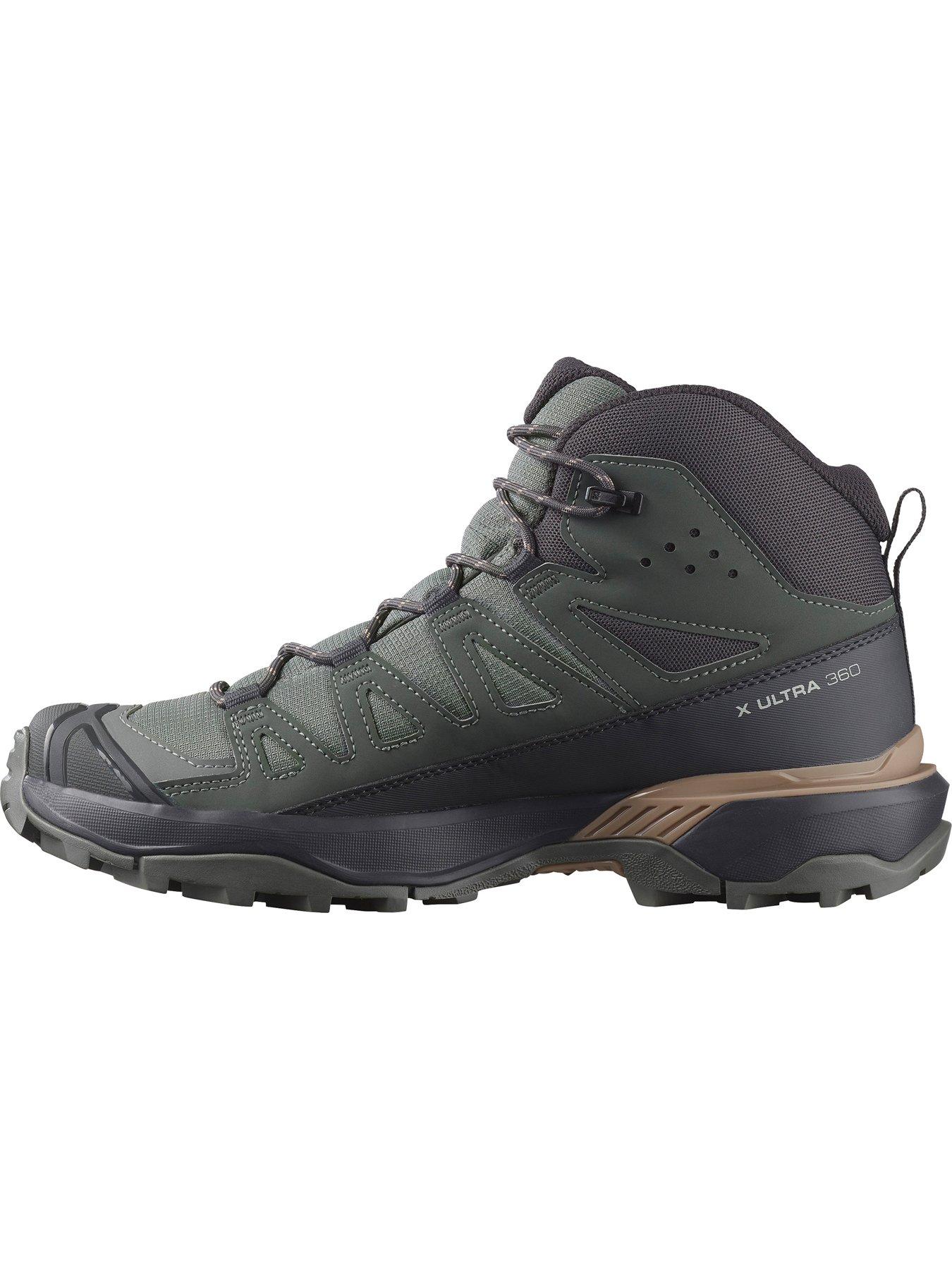 Image 6 of 6 of Salomon Women's Hiking &amp; Backpacking X Ulta 360 Mid Gore-tex Shoes - Green