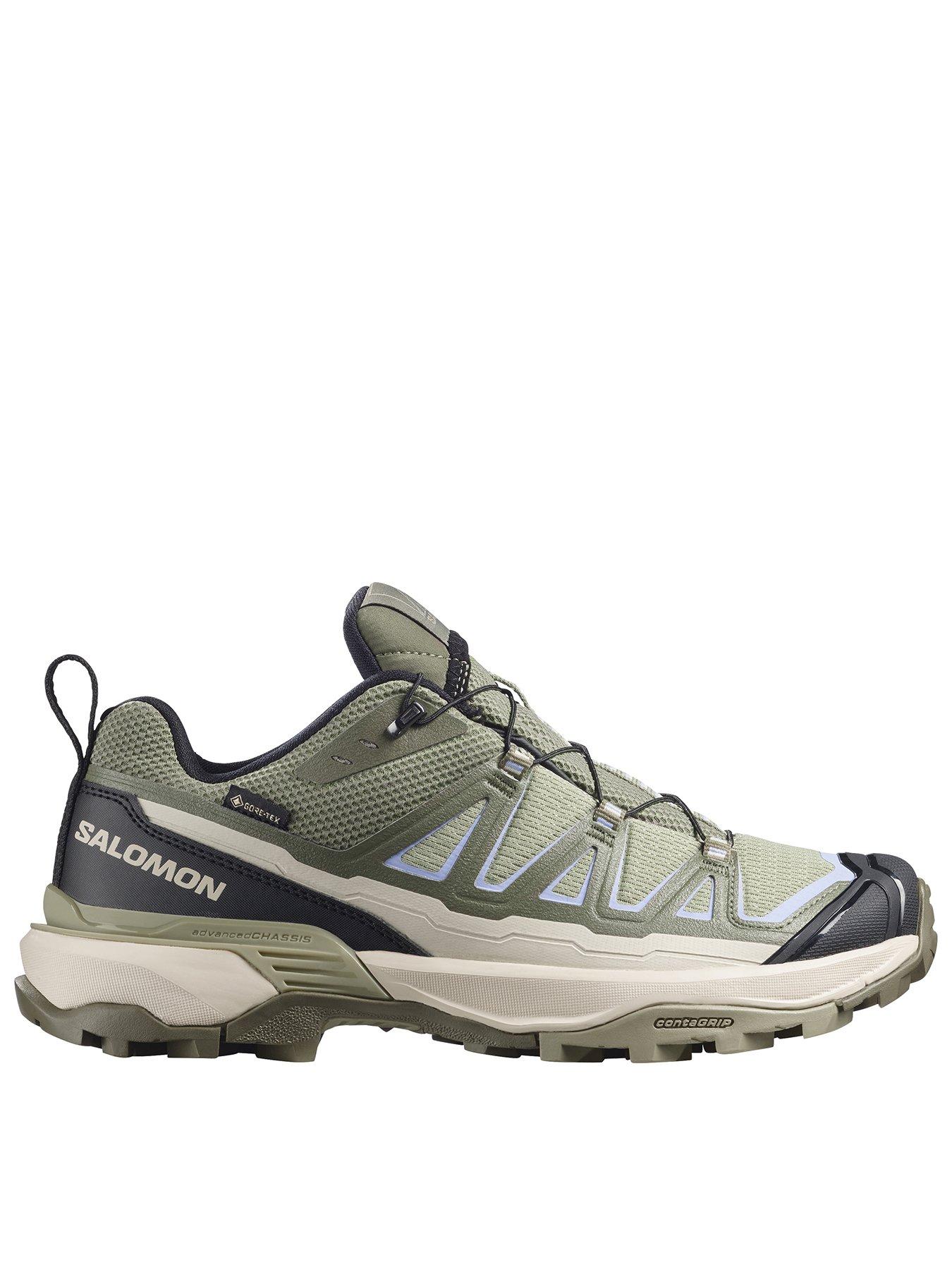 Salomon Womens Hiking X Ulta 360 Edge Goretex Shoes - Green