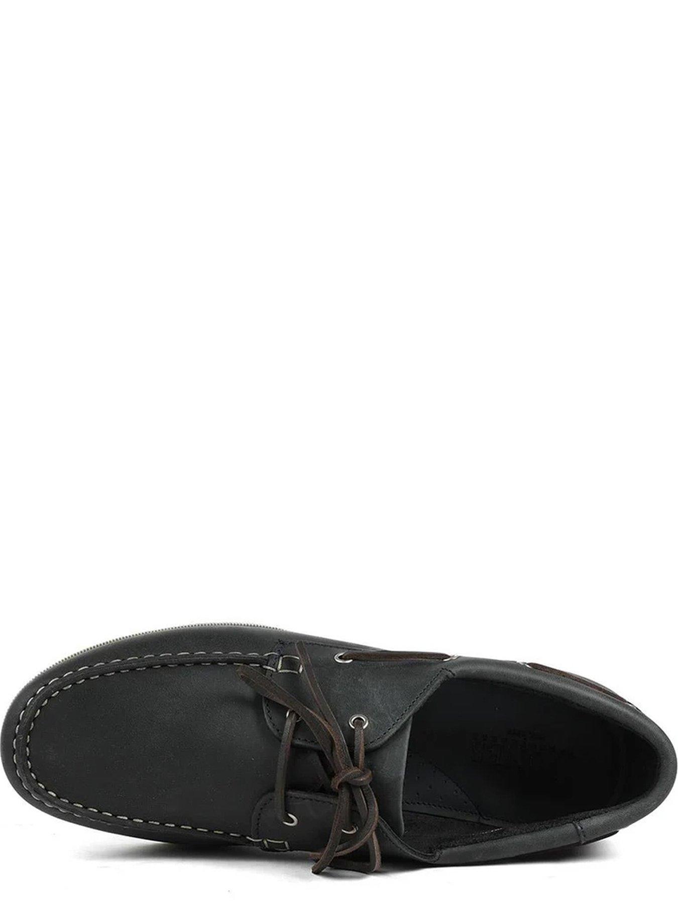 Image 4 of 5 of Jones Bootmaker Parsonswide Wide Fit Moccasin - Navy