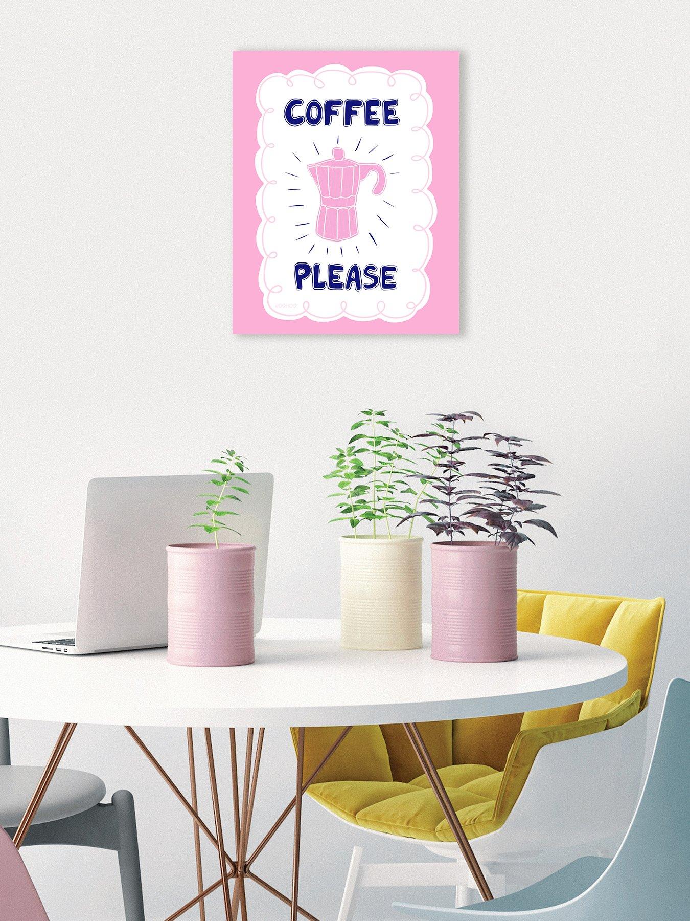 The Art Group MANDI WELTON - WOO HOO PRINTS (COFFEE PLEASE) 40X50