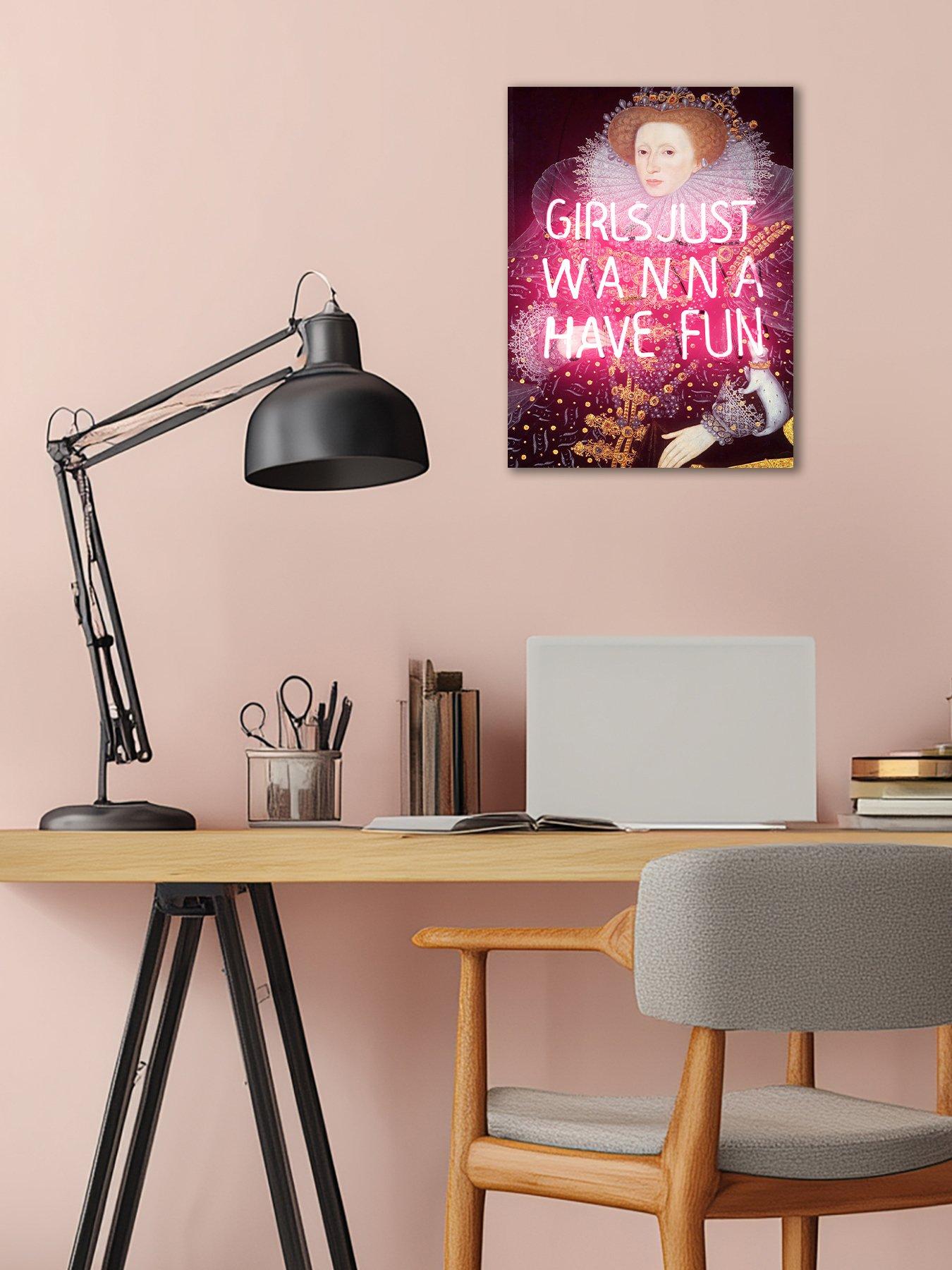 Image 1 of 2 of The Art Group GRACE DIGITAL ART (GIRLS JUST WANNA) 30X40