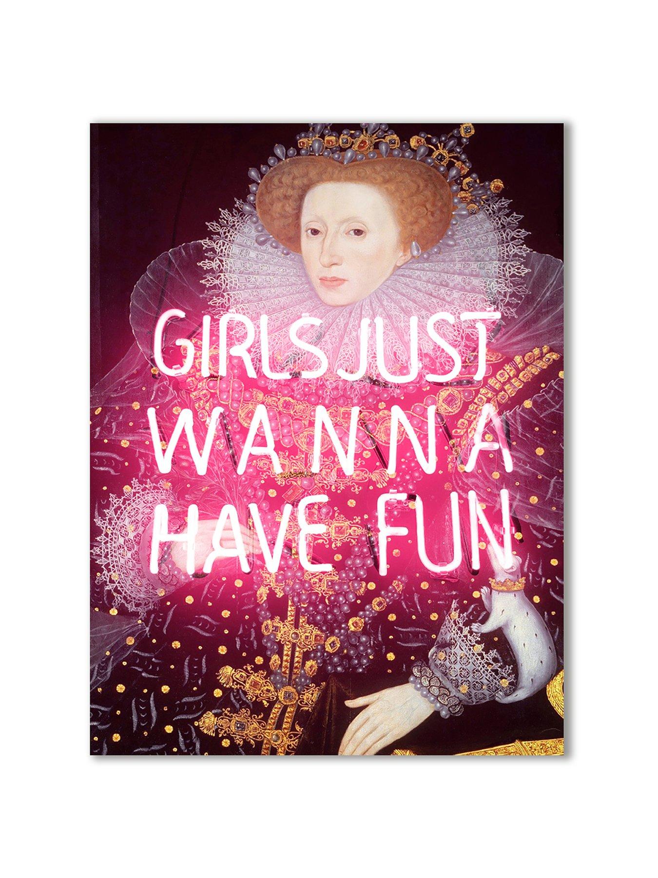 Image 2 of 2 of The Art Group GRACE DIGITAL ART (GIRLS JUST WANNA) 30X40